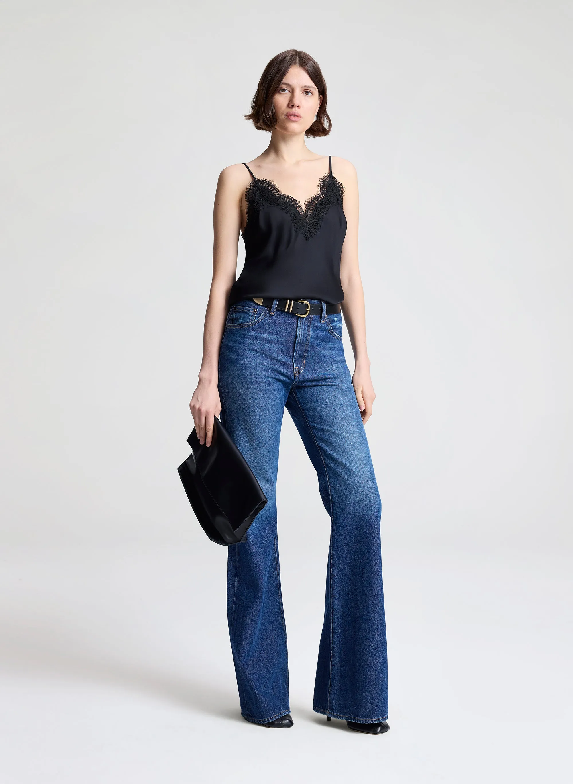 Presley Satin and Lace Camisole Top sold by A.L.C. product image thumbnail 3