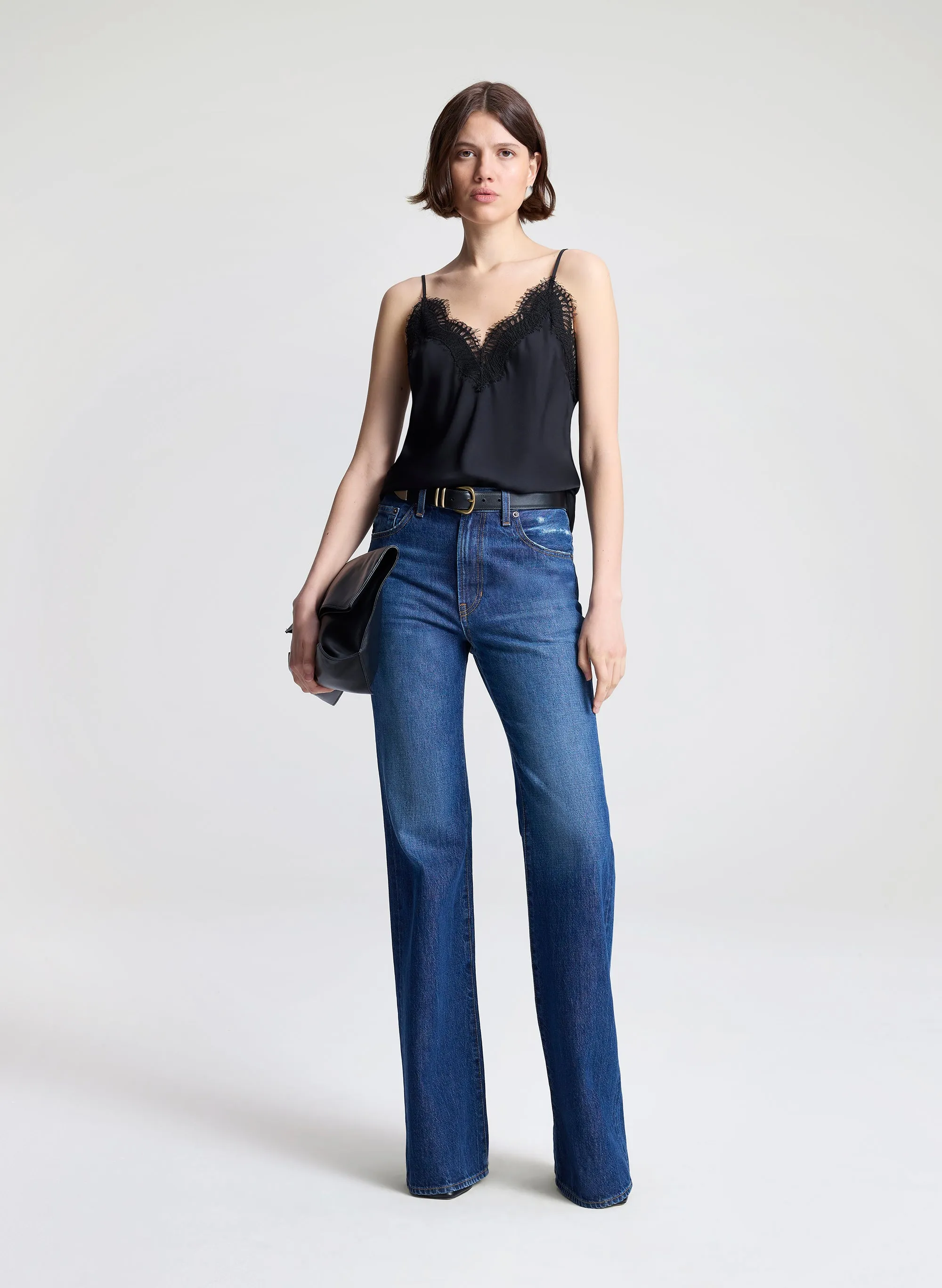 Presley Satin and Lace Camisole Top sold by A.L.C. product image thumbnail 4