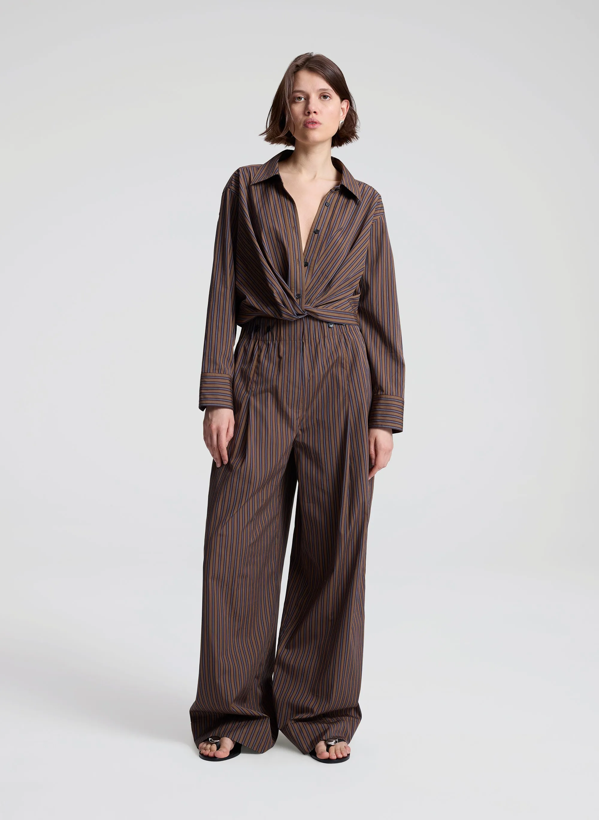 Emmett Striped Cotton Pant sold by A.L.C.