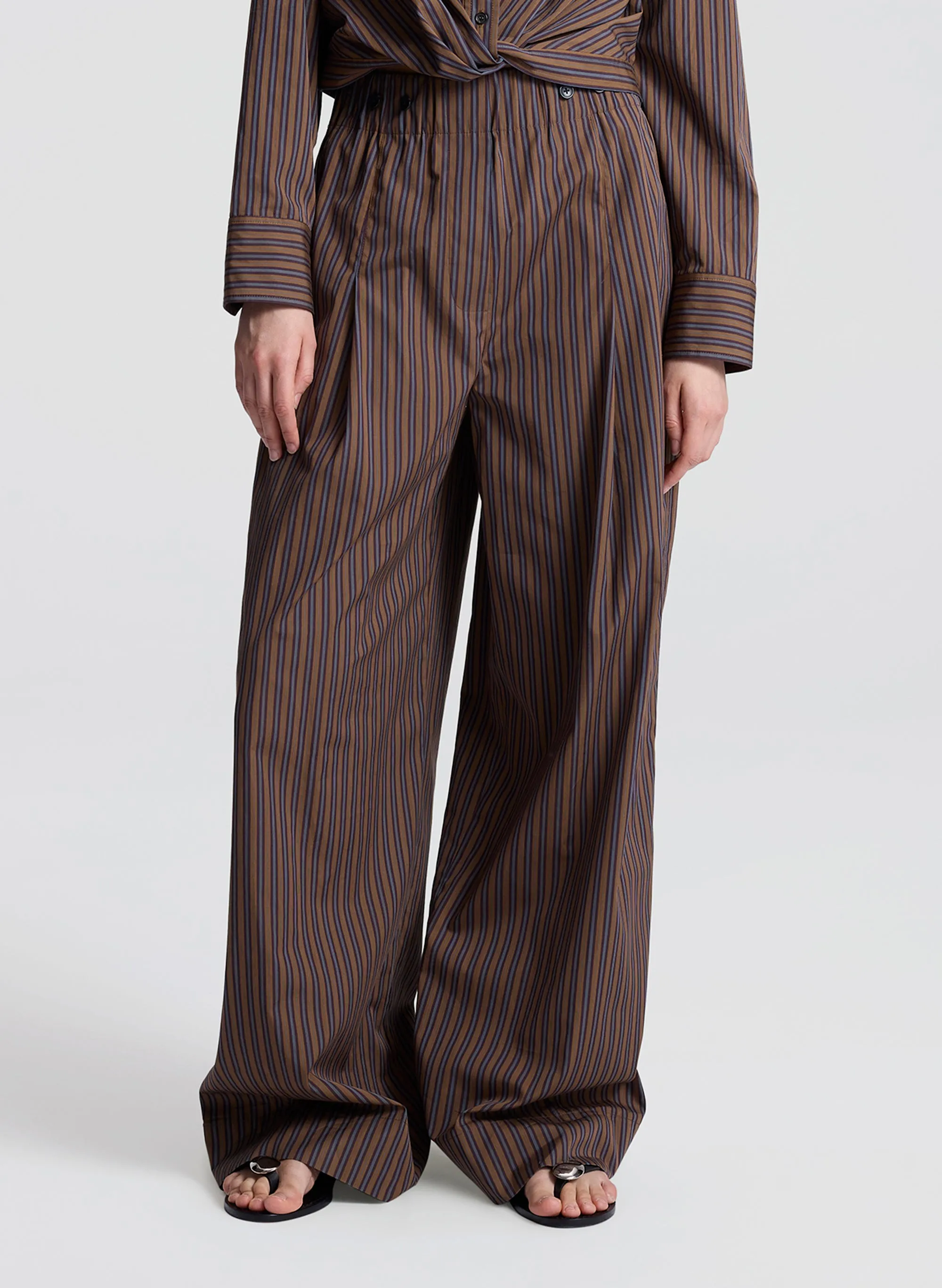 Emmett Striped Cotton Pant sold by A.L.C. product image thumbnail 2