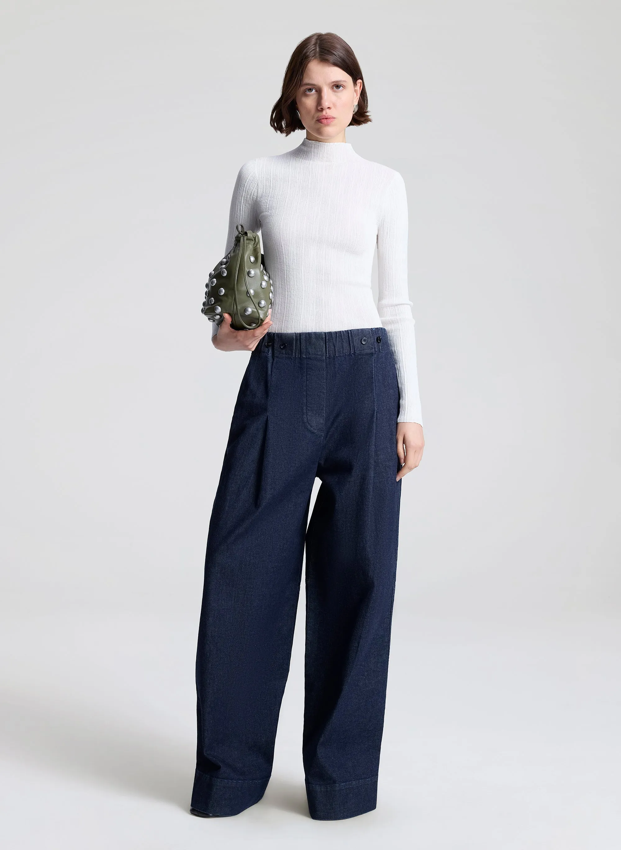 The 213 Wide Leg Denim Pant sold by A.L.C.