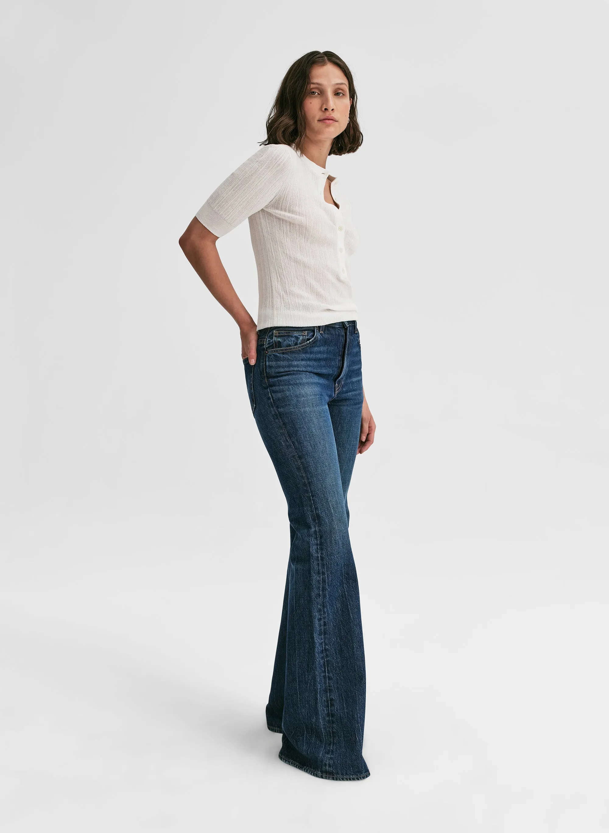 Fisher Fine Cotton Knit Top sold by A.L.C. product image thumbnail 3