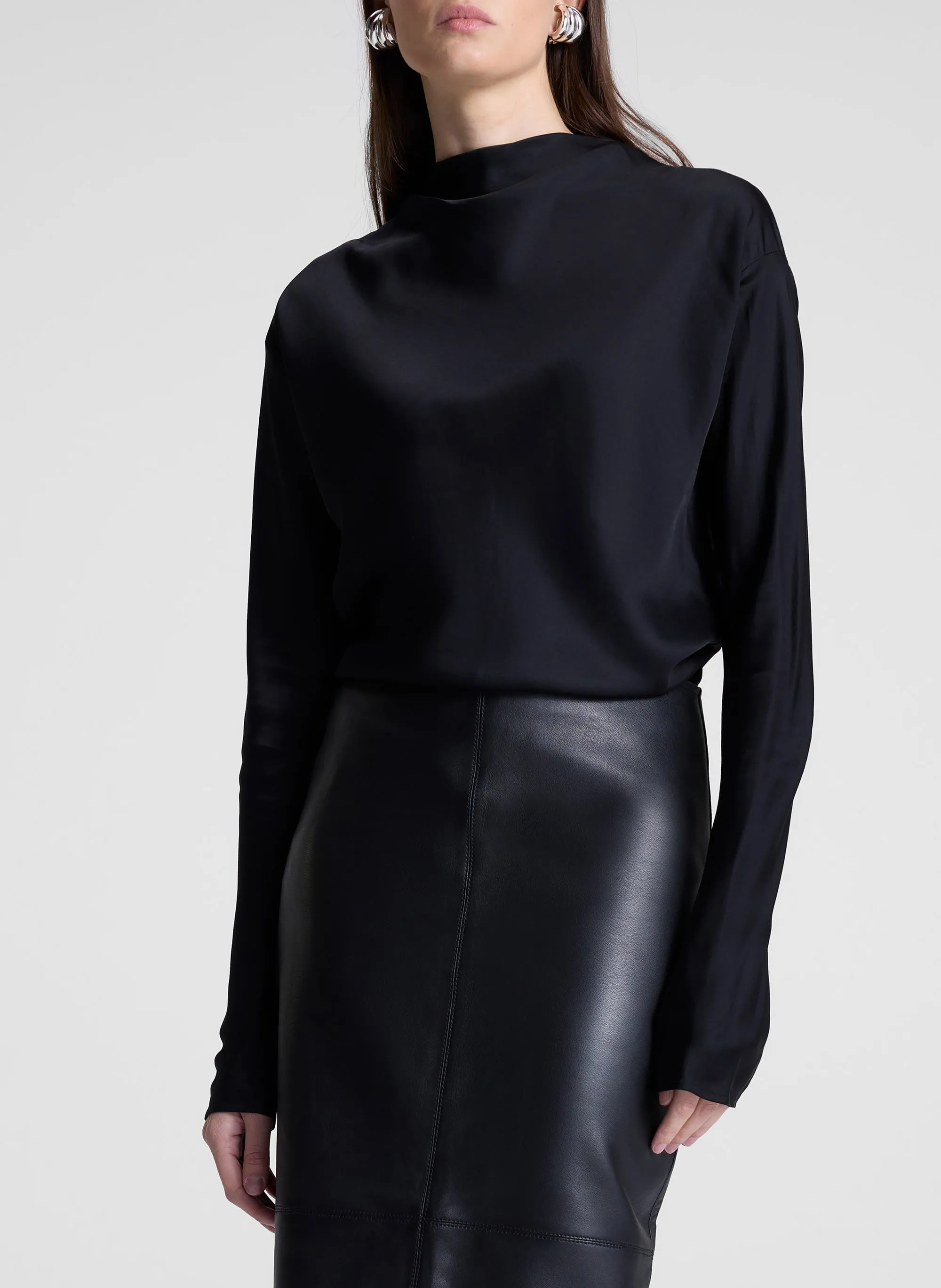 Georgia Satin Top sold by A.L.C. product image thumbnail 2