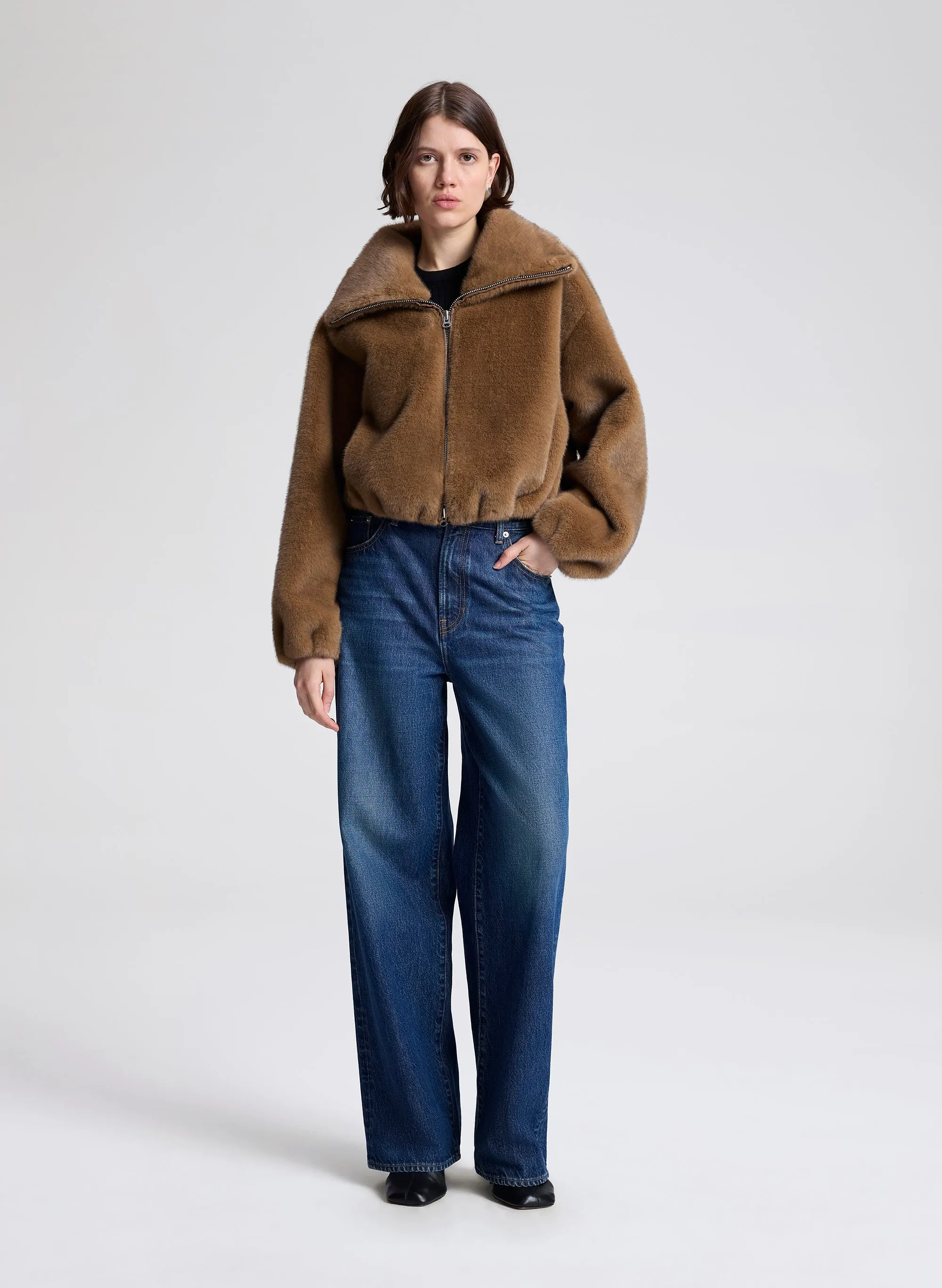 Hazel Faux Fur Jacket sold by A.L.C. product image thumbnail 3