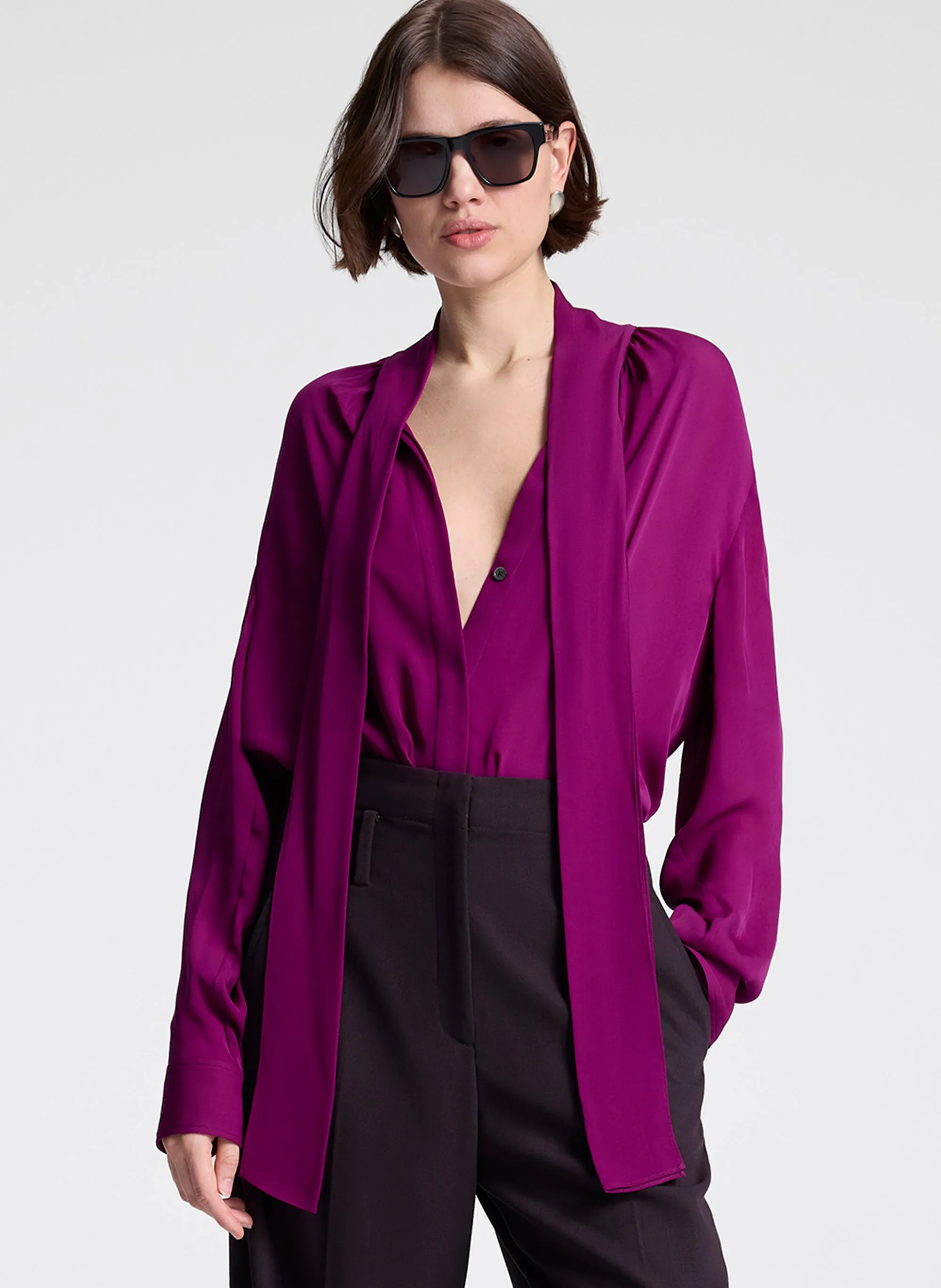 Vivi Silk Top sold by A.L.C.