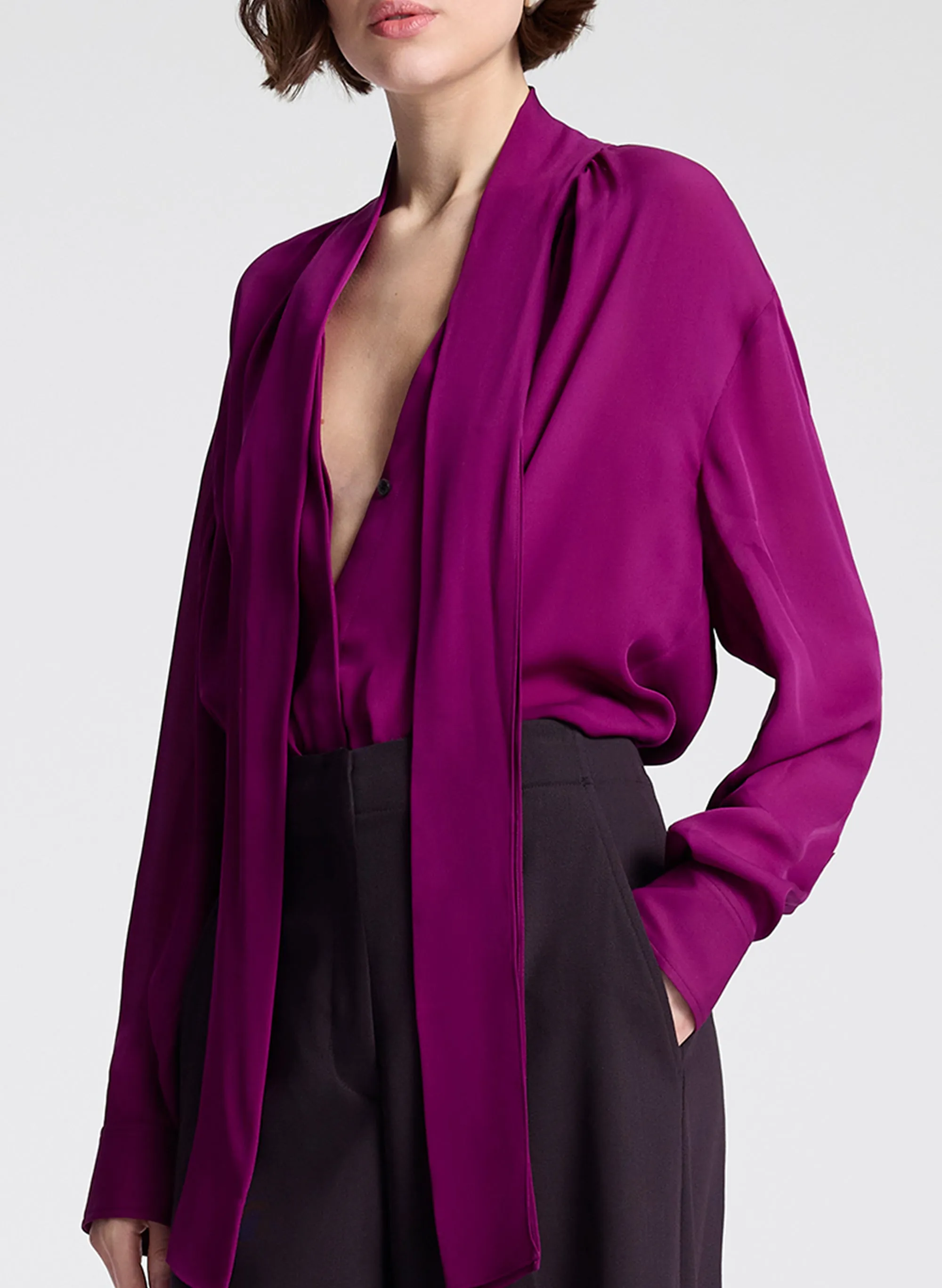 Vivi Silk Top sold by A.L.C. product image thumbnail 2