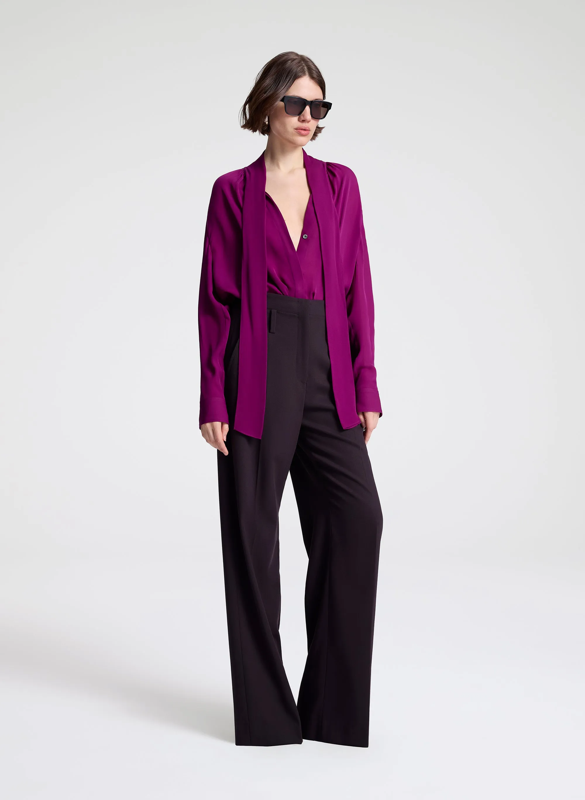 Vivi Silk Top sold by A.L.C. product image thumbnail 3