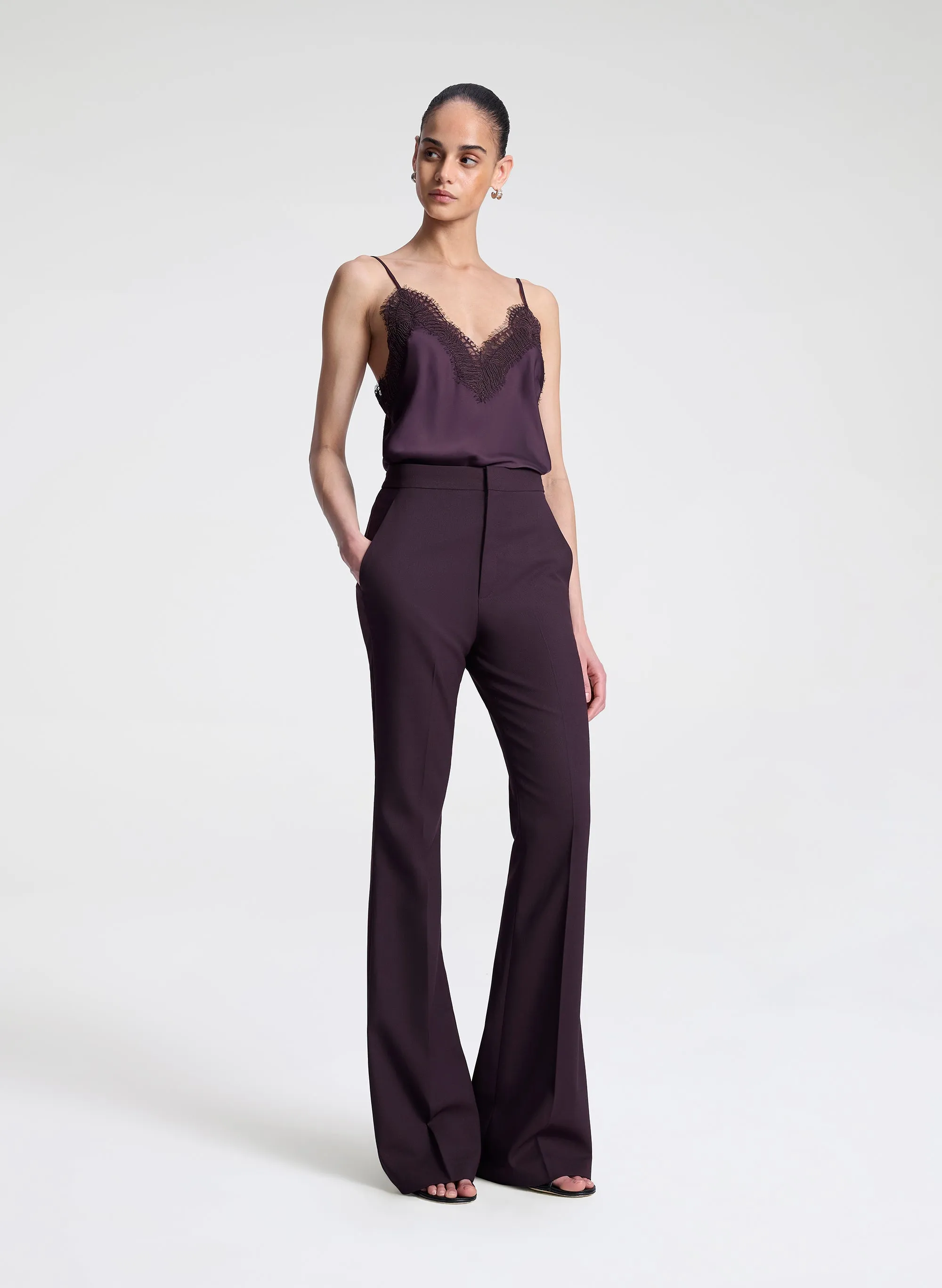 Presley Satin and Lace Camisole Top sold by A.L.C. product image thumbnail 3