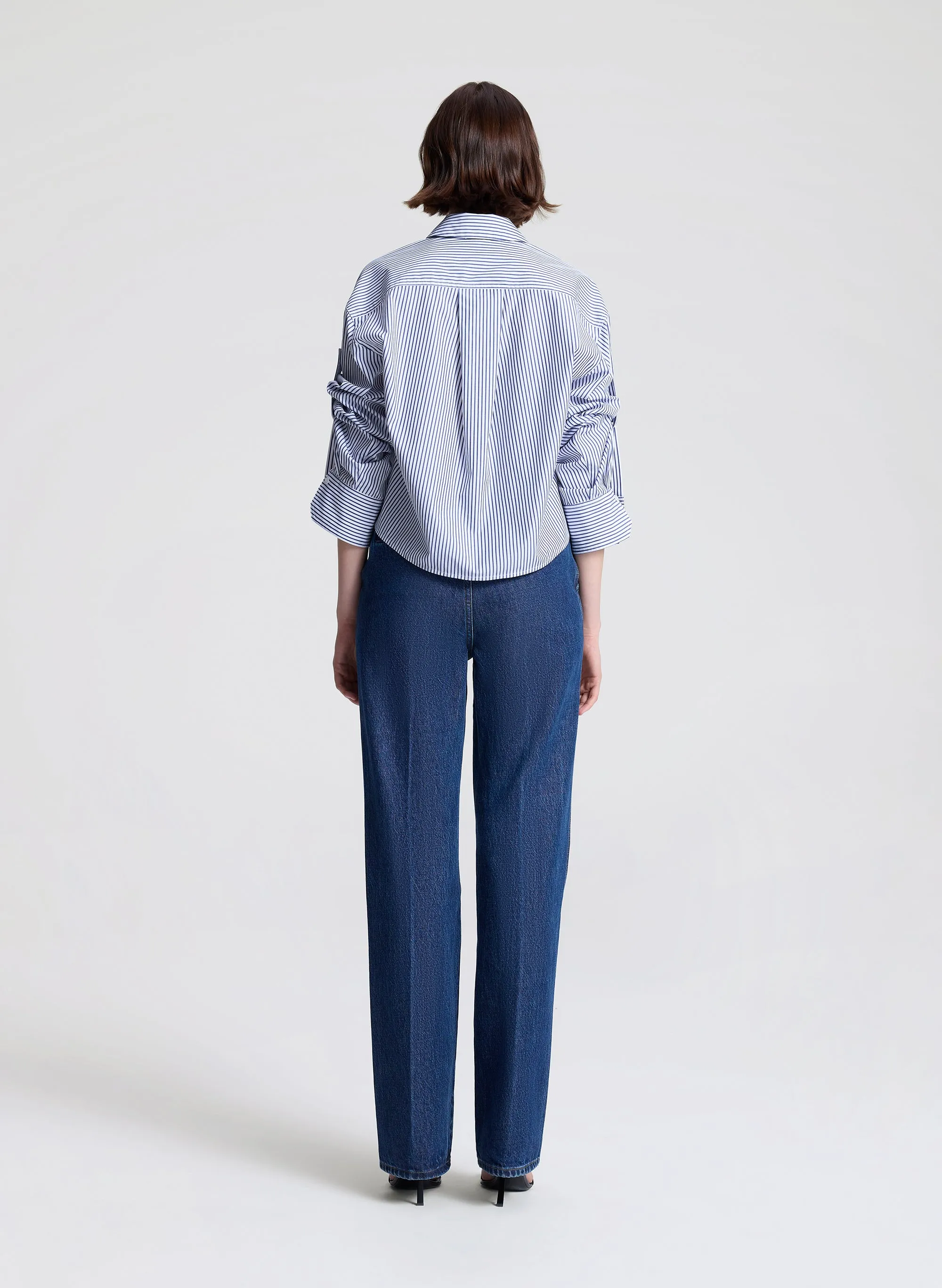 Maude Cropped Cotton Shirt sold by A.L.C. product image thumbnail 5