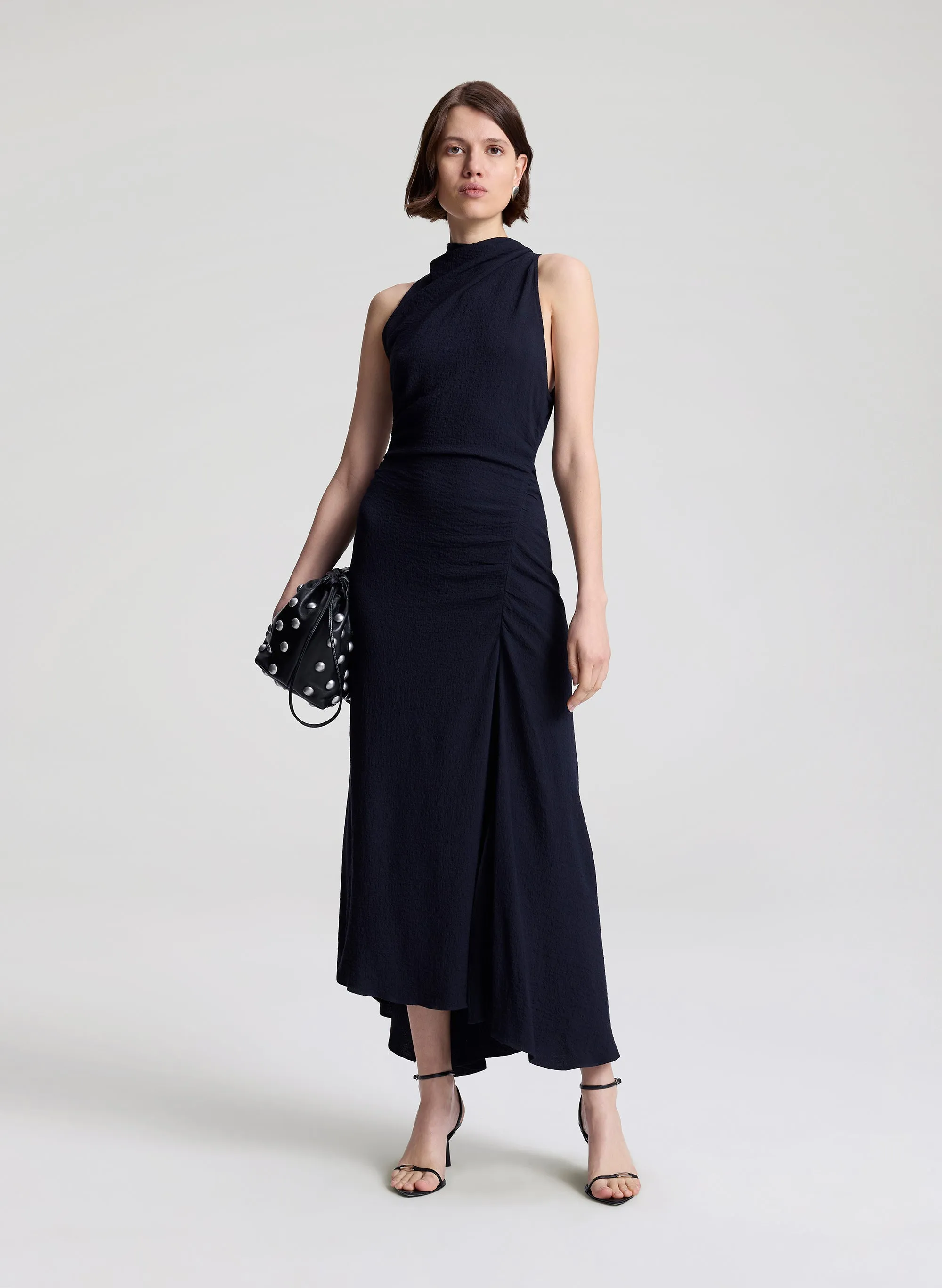 Inez Textured Midi Dress sold by A.L.C.