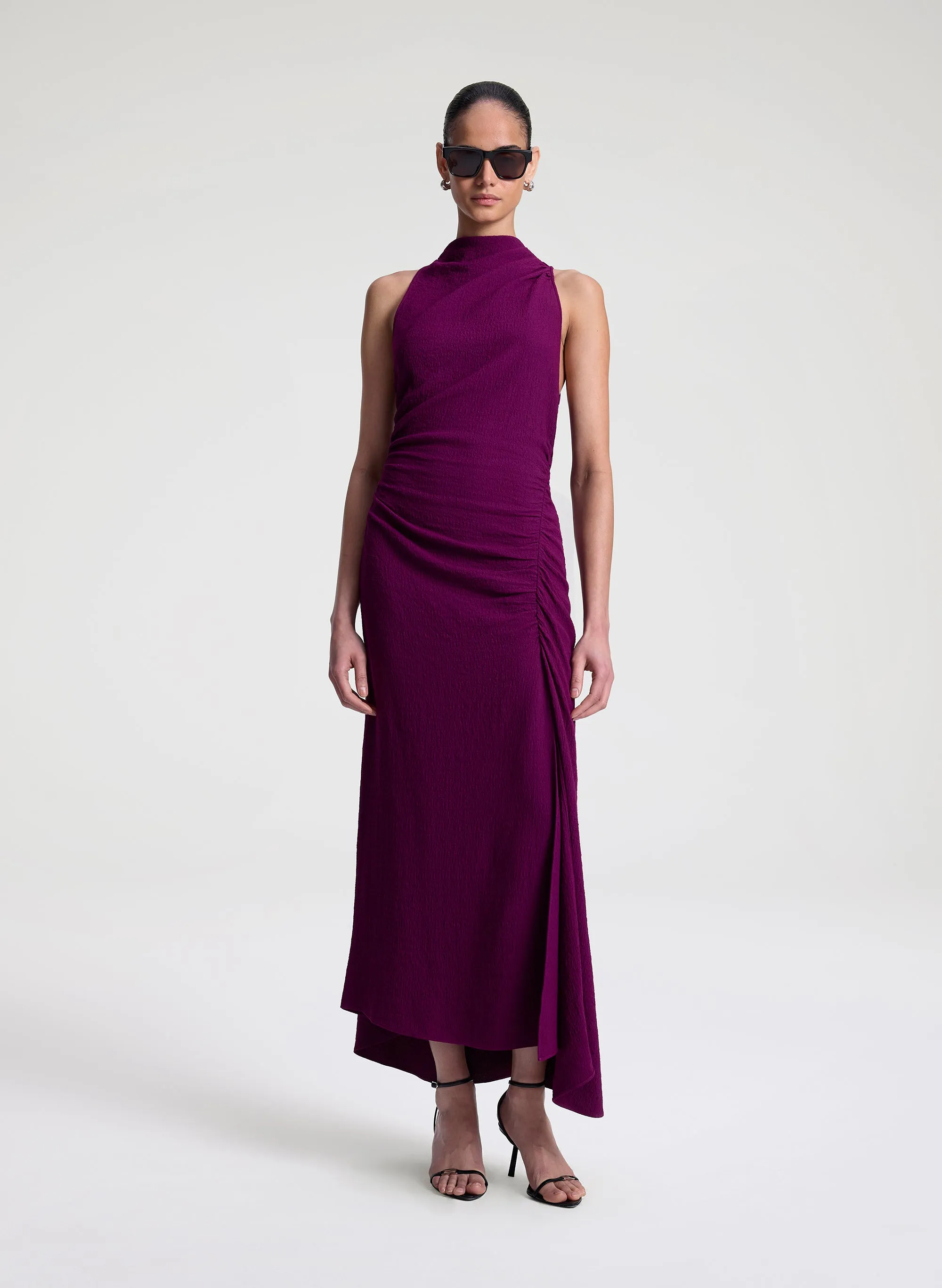 Inez Textured Midi Dress sold by A.L.C.