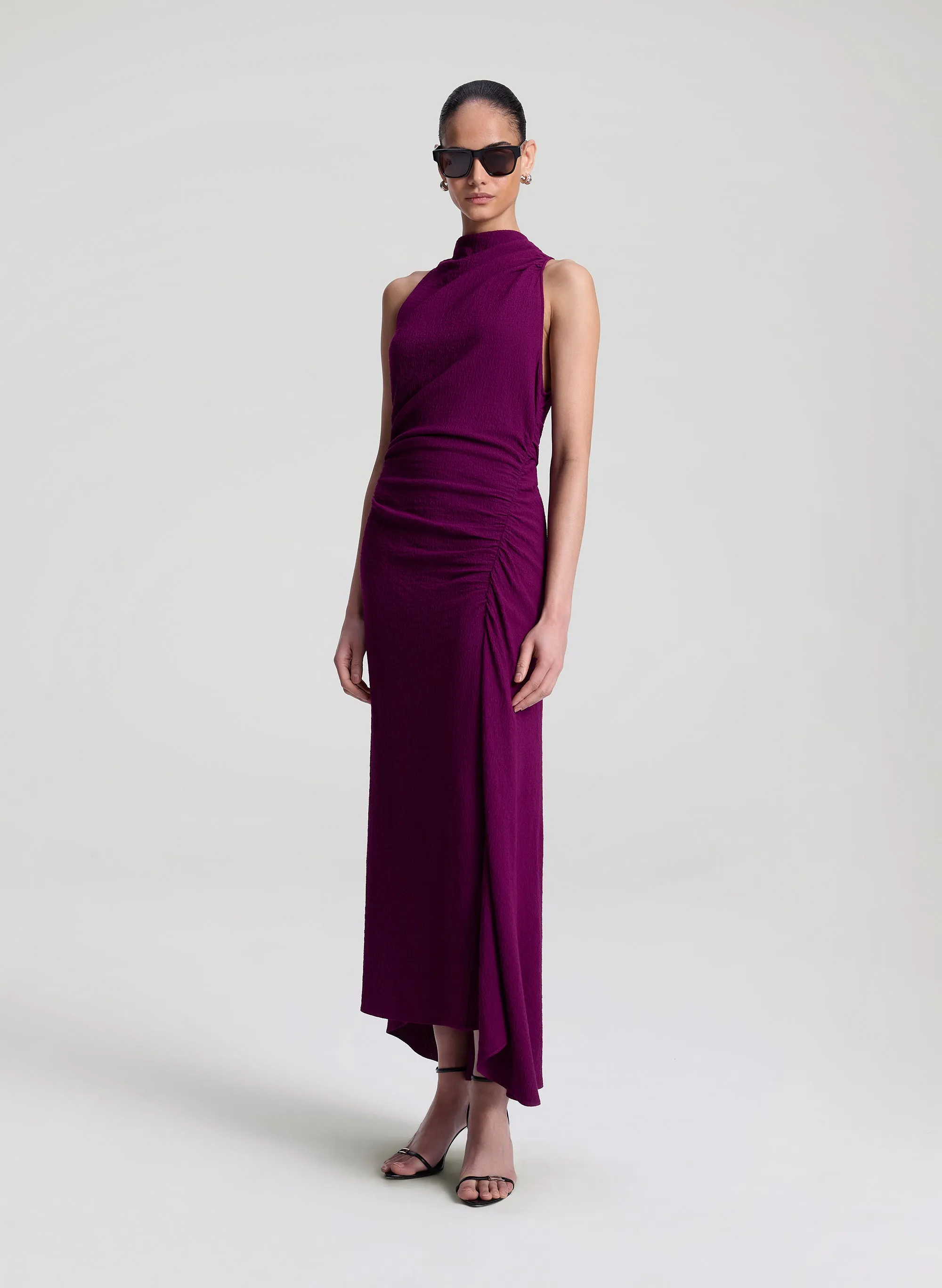 Inez Textured Midi Dress sold by A.L.C. product image thumbnail 4