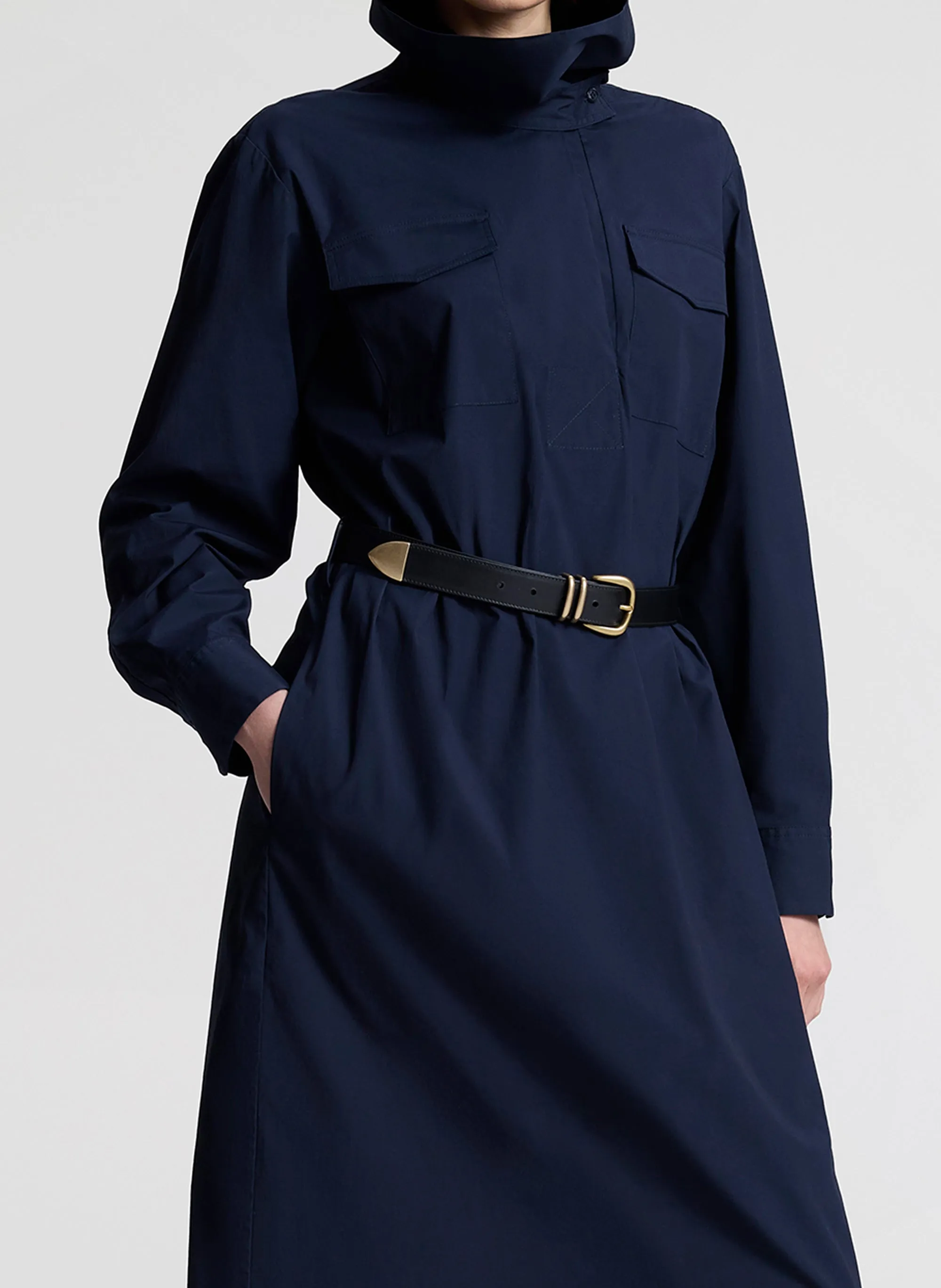 Wells Stretch Cotton Midi Dress sold by A.L.C. product image thumbnail 3