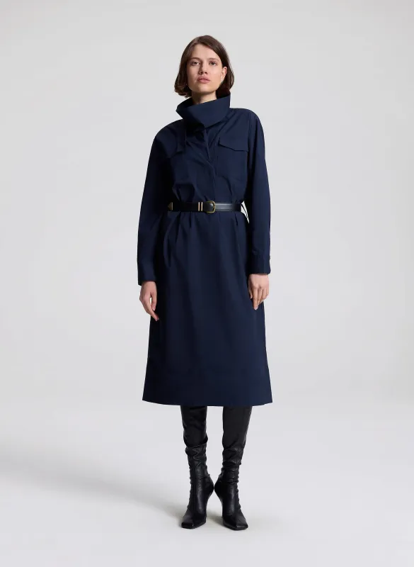 Wells Stretch Cotton Midi Dress made by A.L.C.