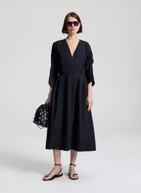 Jordan Stretch Cotton Midi Dress sold by A.L.C.