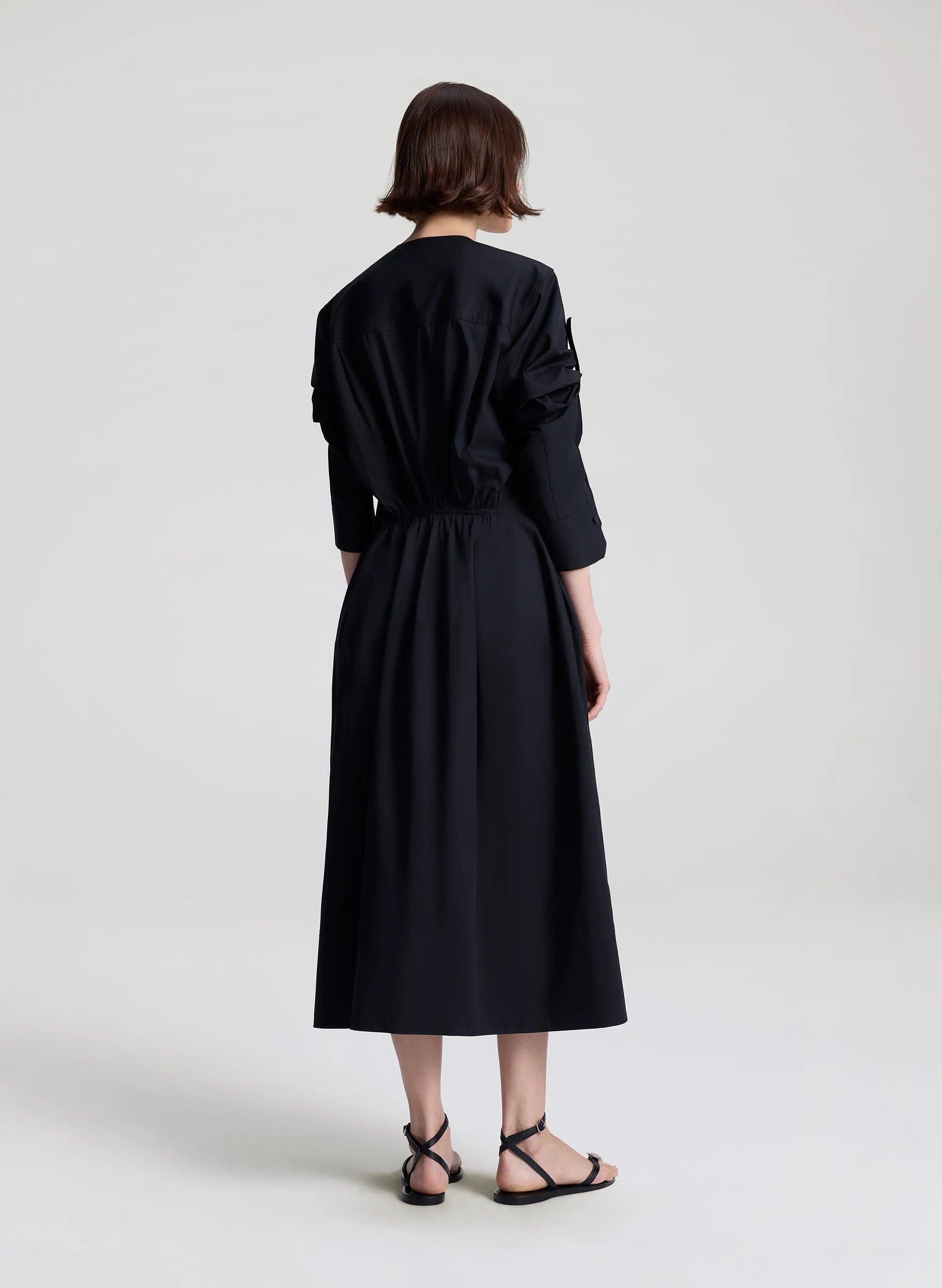 Jordan Stretch Cotton Midi Dress sold by A.L.C. product image thumbnail 5