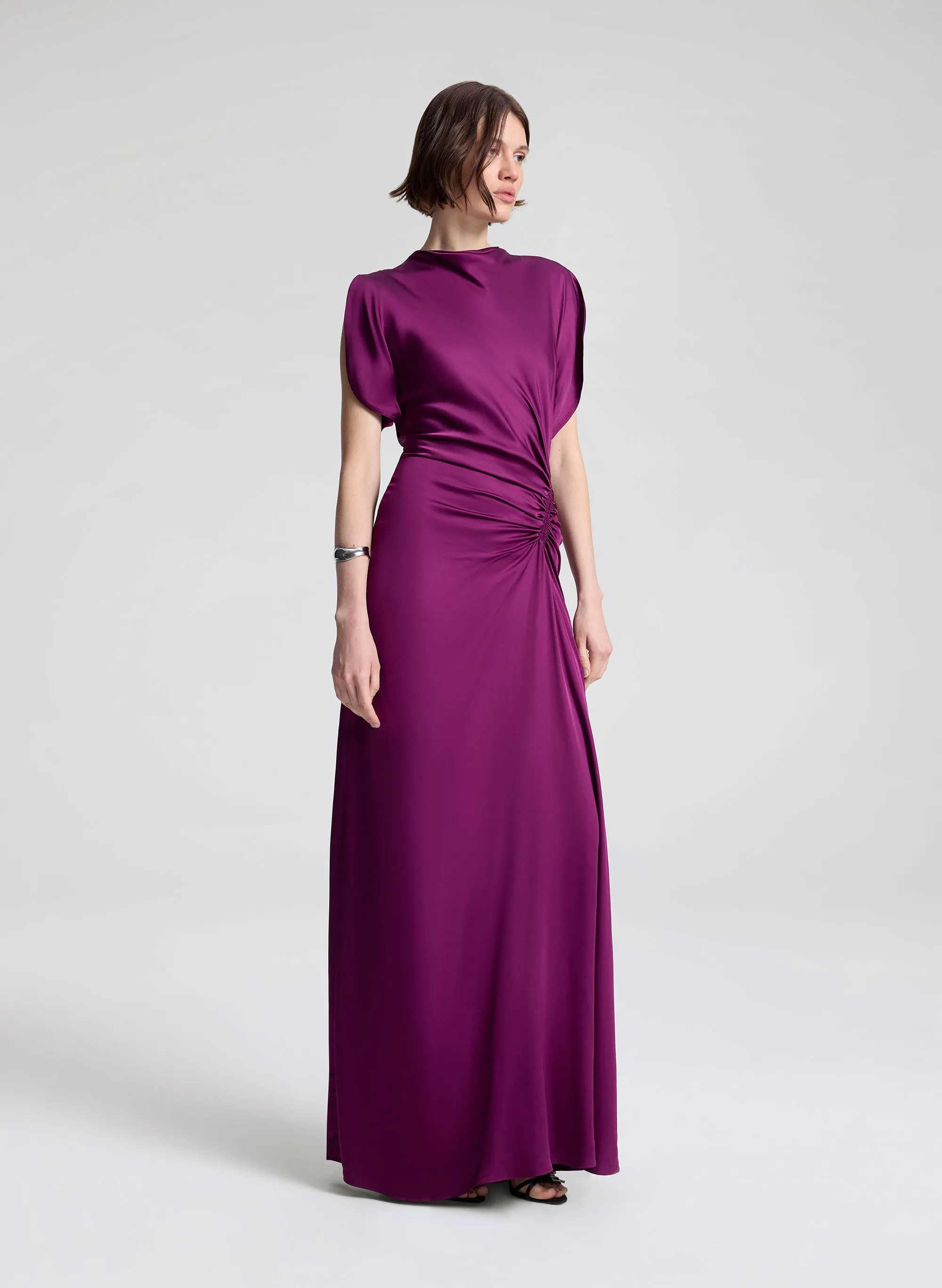 Nadia Satin Gown sold by A.L.C. product image thumbnail 3