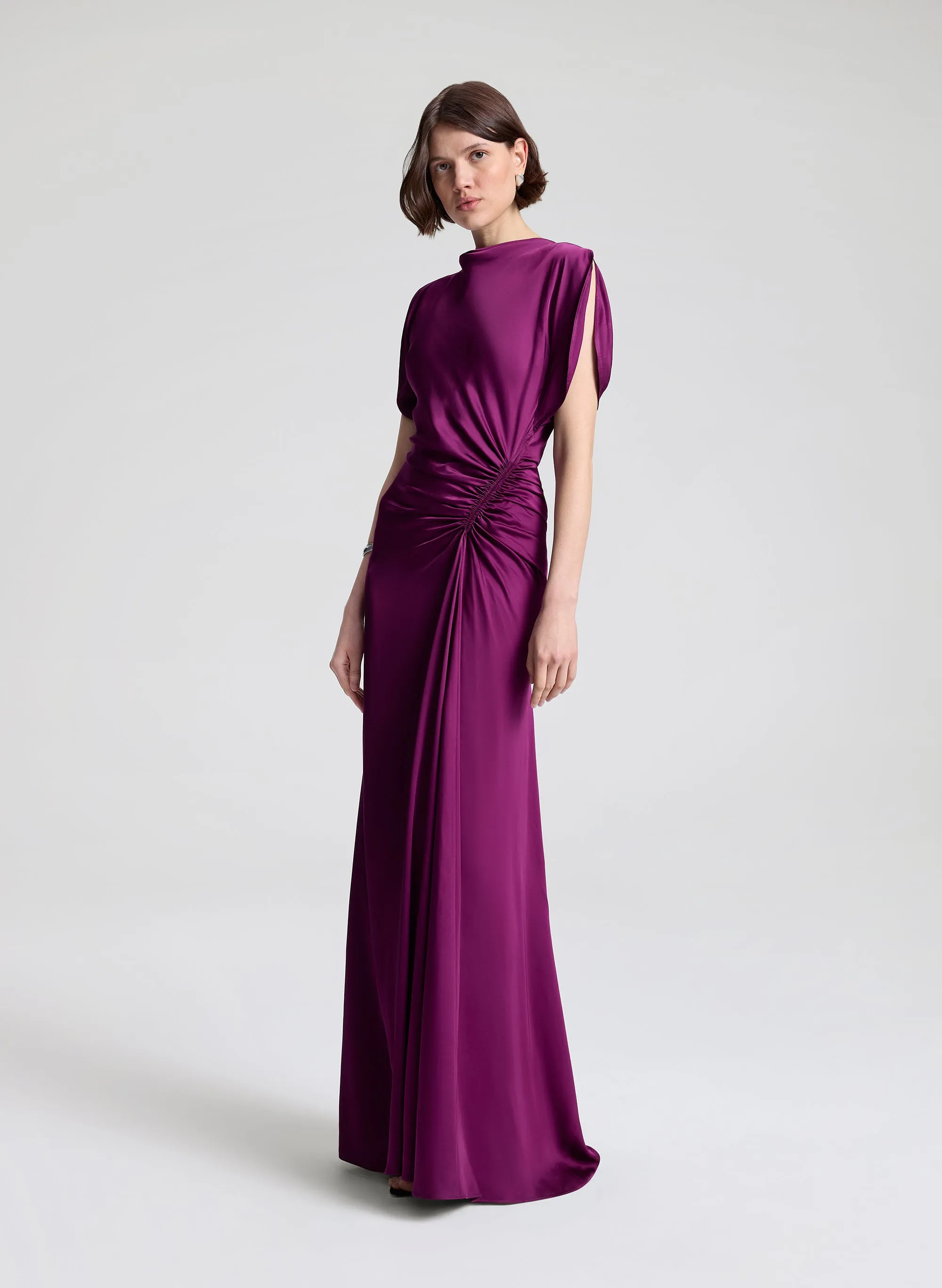 Nadia Satin Gown sold by A.L.C. product image thumbnail 4