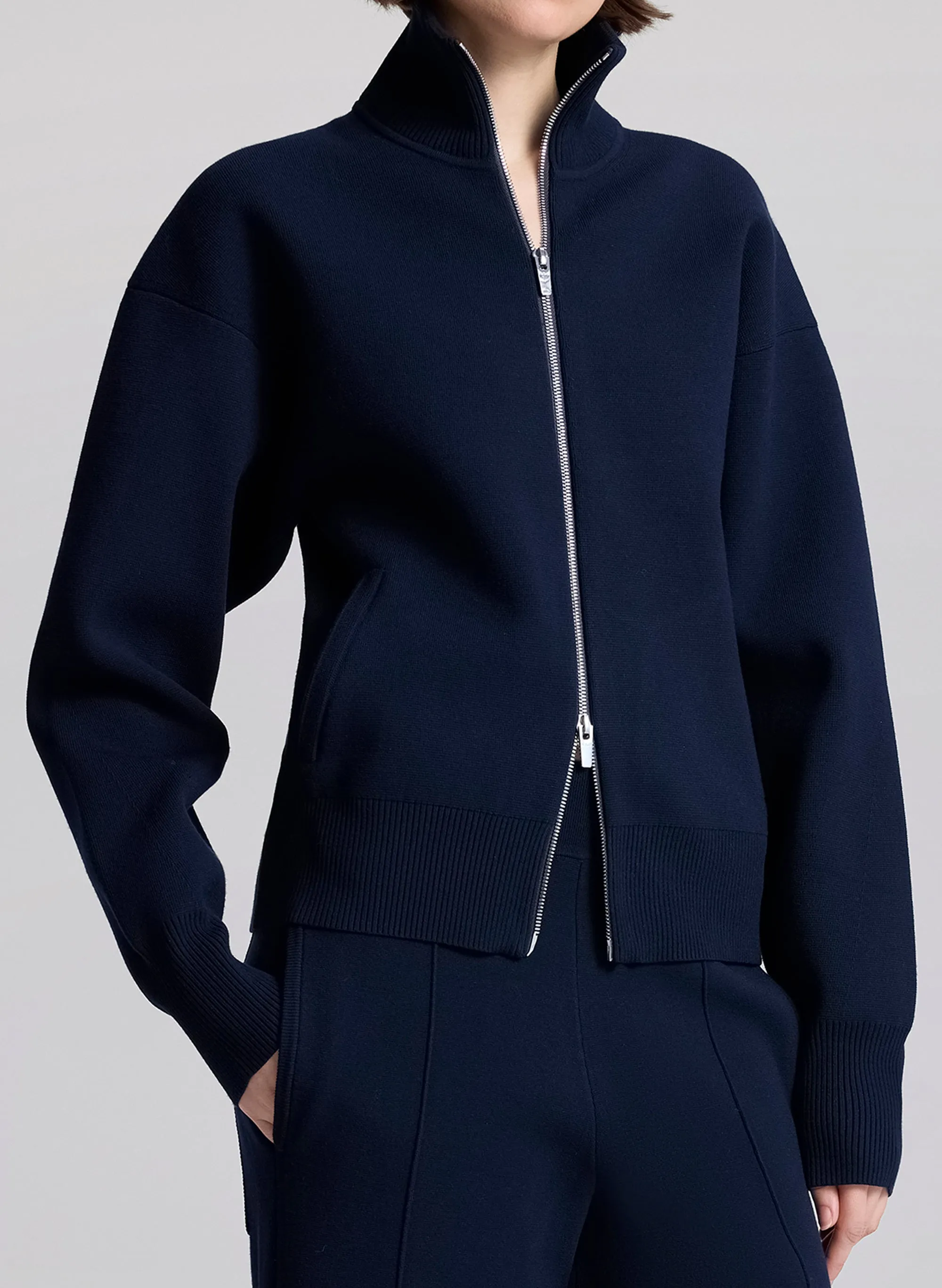 Oliver Knit Zip Cardigan sold by A.L.C. product image thumbnail 2