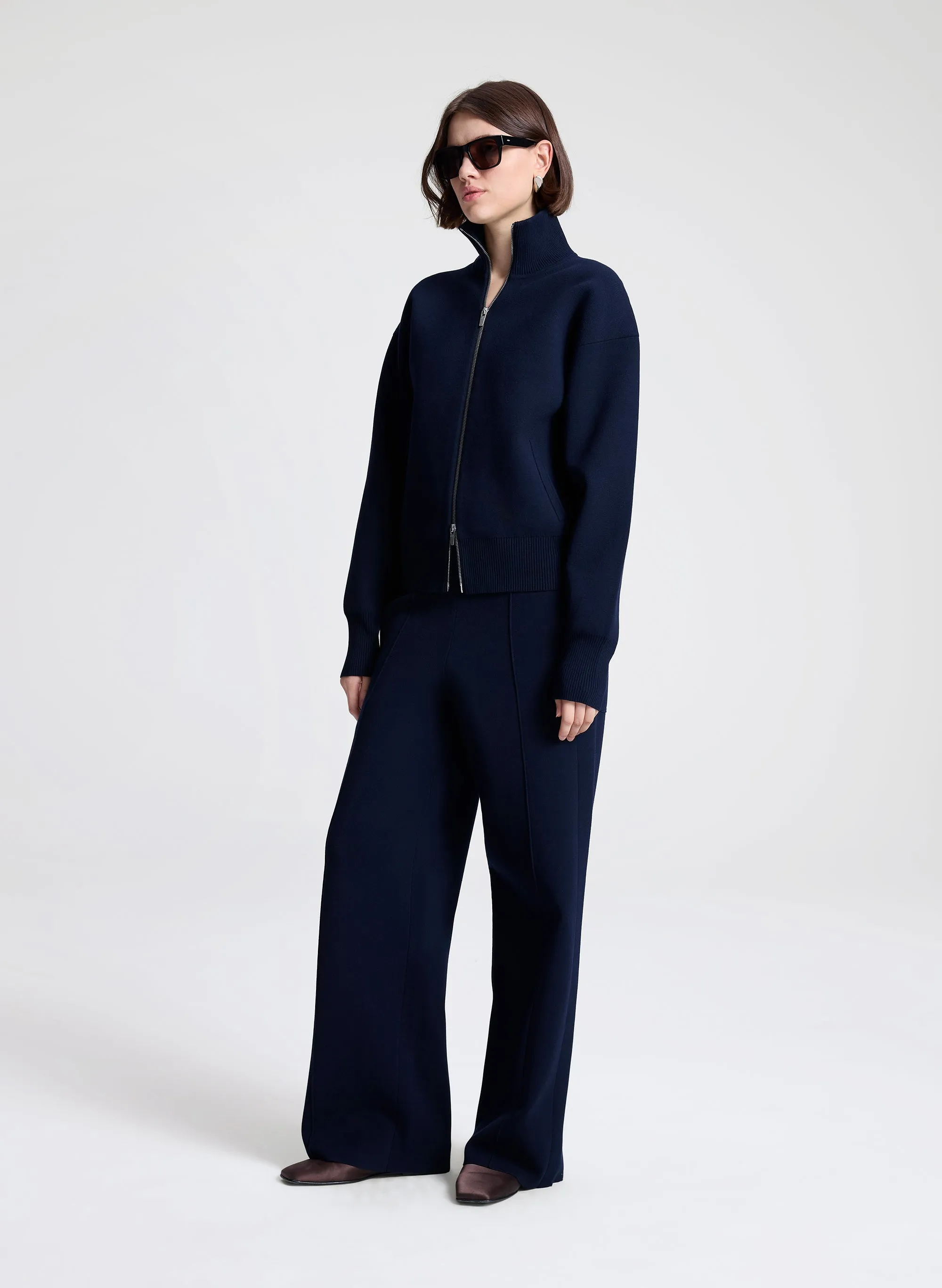 Oliver Knit Zip Cardigan sold by A.L.C. product image thumbnail 4