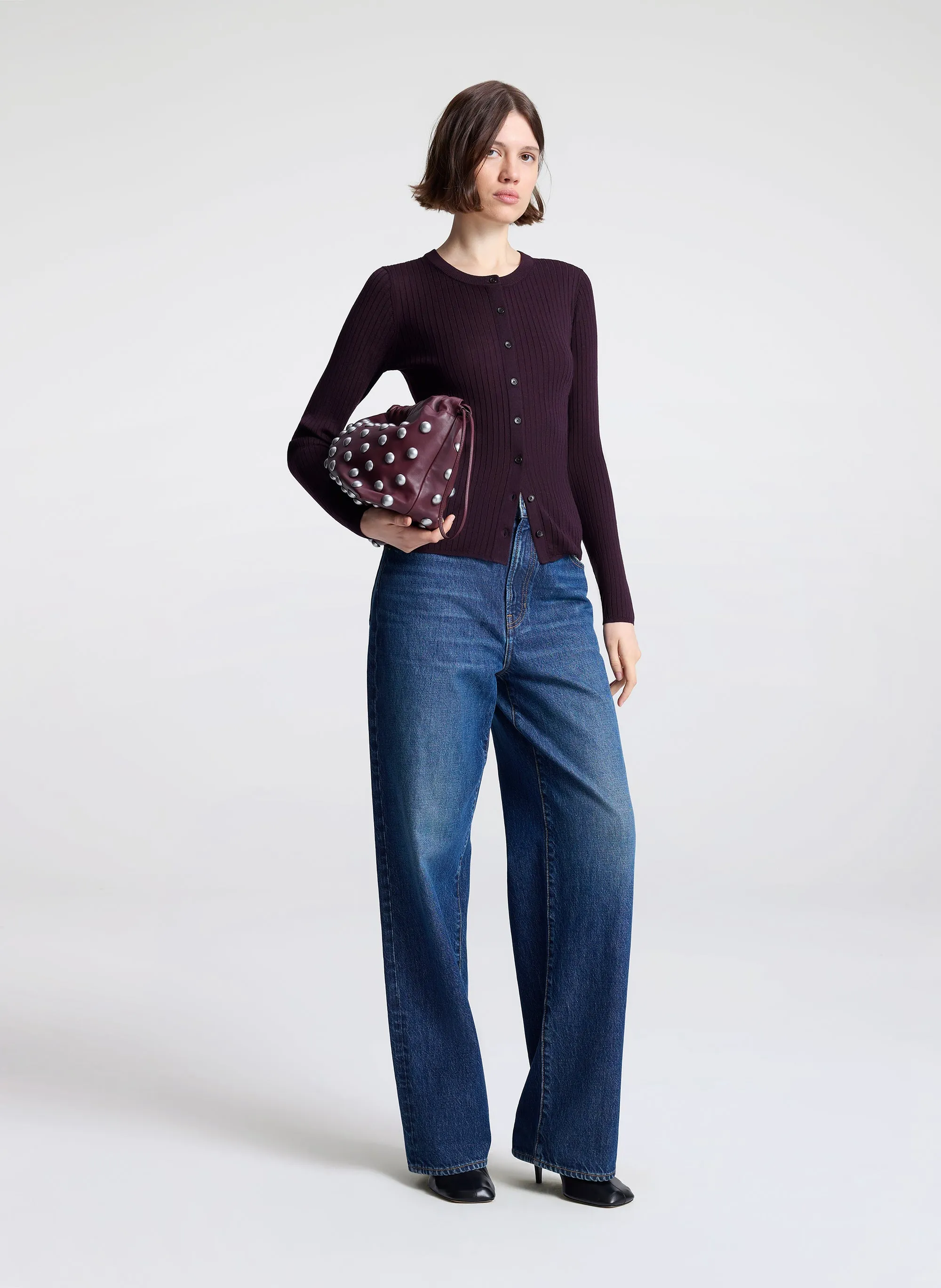 Fisher Fine Merino Knit Cardigan sold by A.L.C. product image thumbnail 3