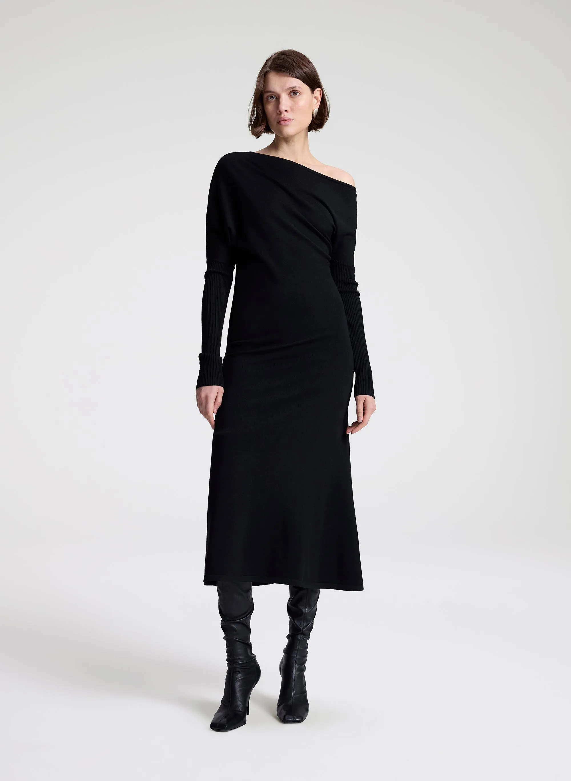 Liv Fine Merino Knit Midi Dress sold by A.L.C.