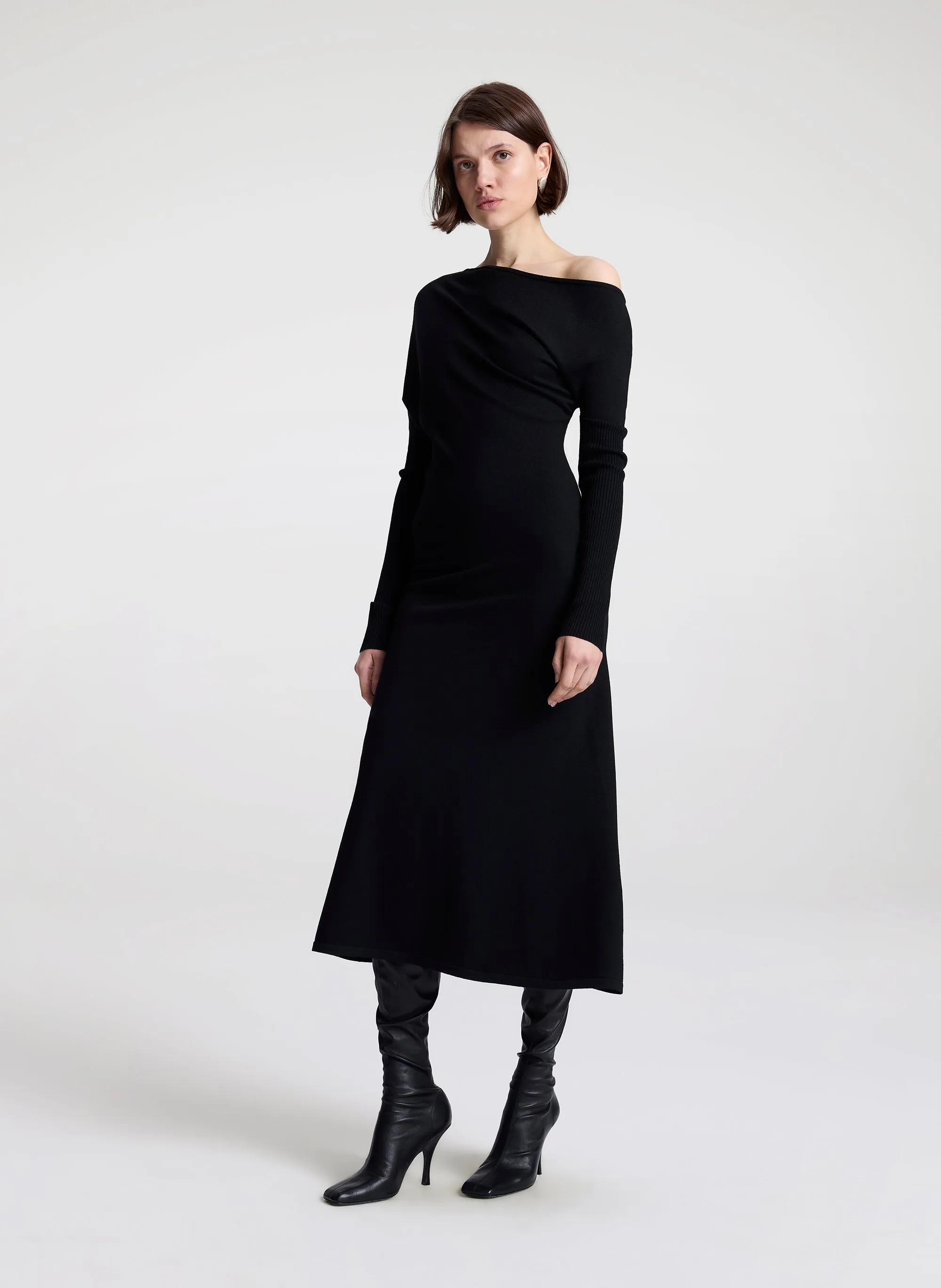 Liv Fine Merino Knit Midi Dress sold by A.L.C. product image thumbnail 4