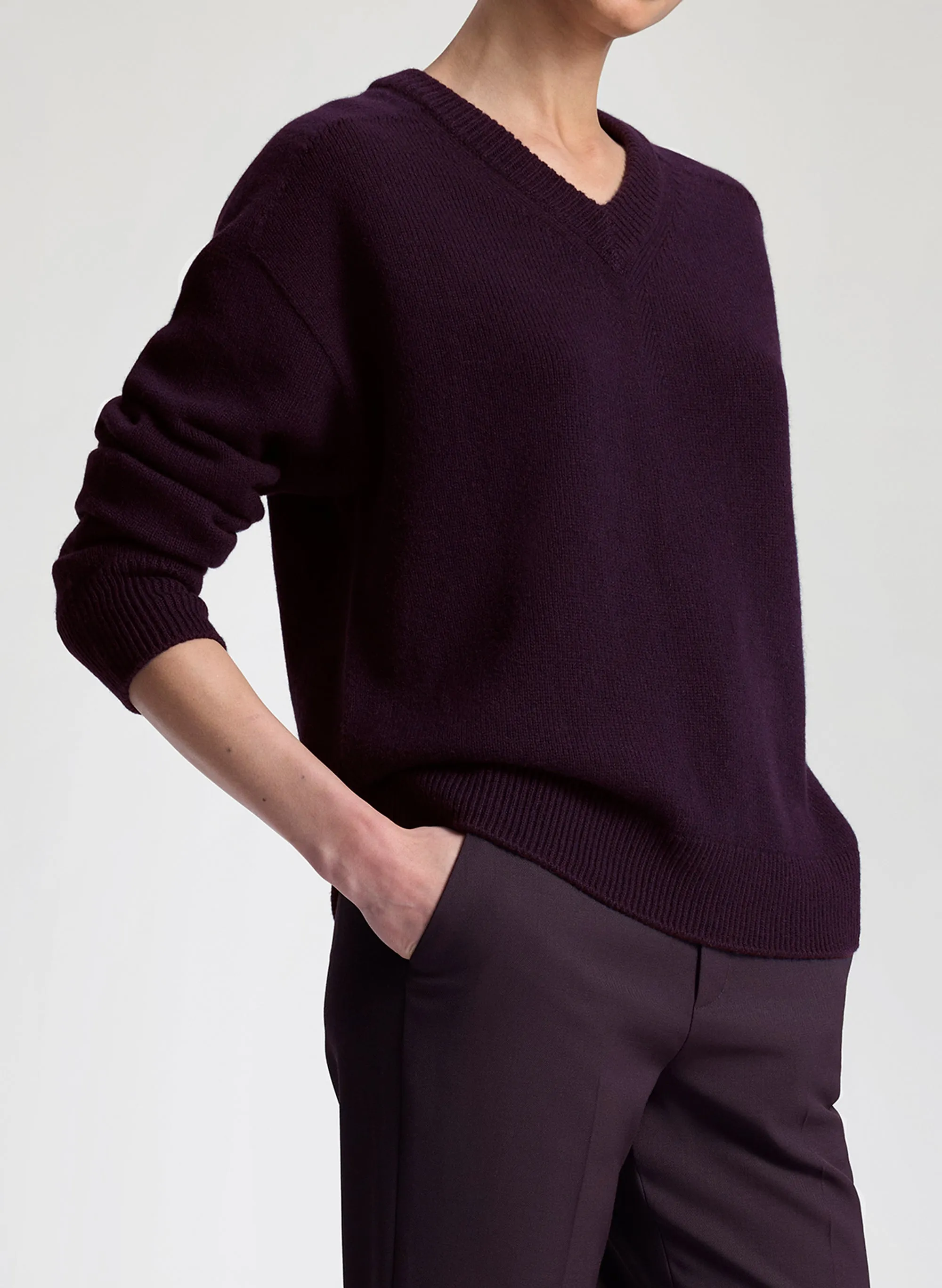 Calven Cashmere V Neck Sweater sold by A.L.C. product image thumbnail 2