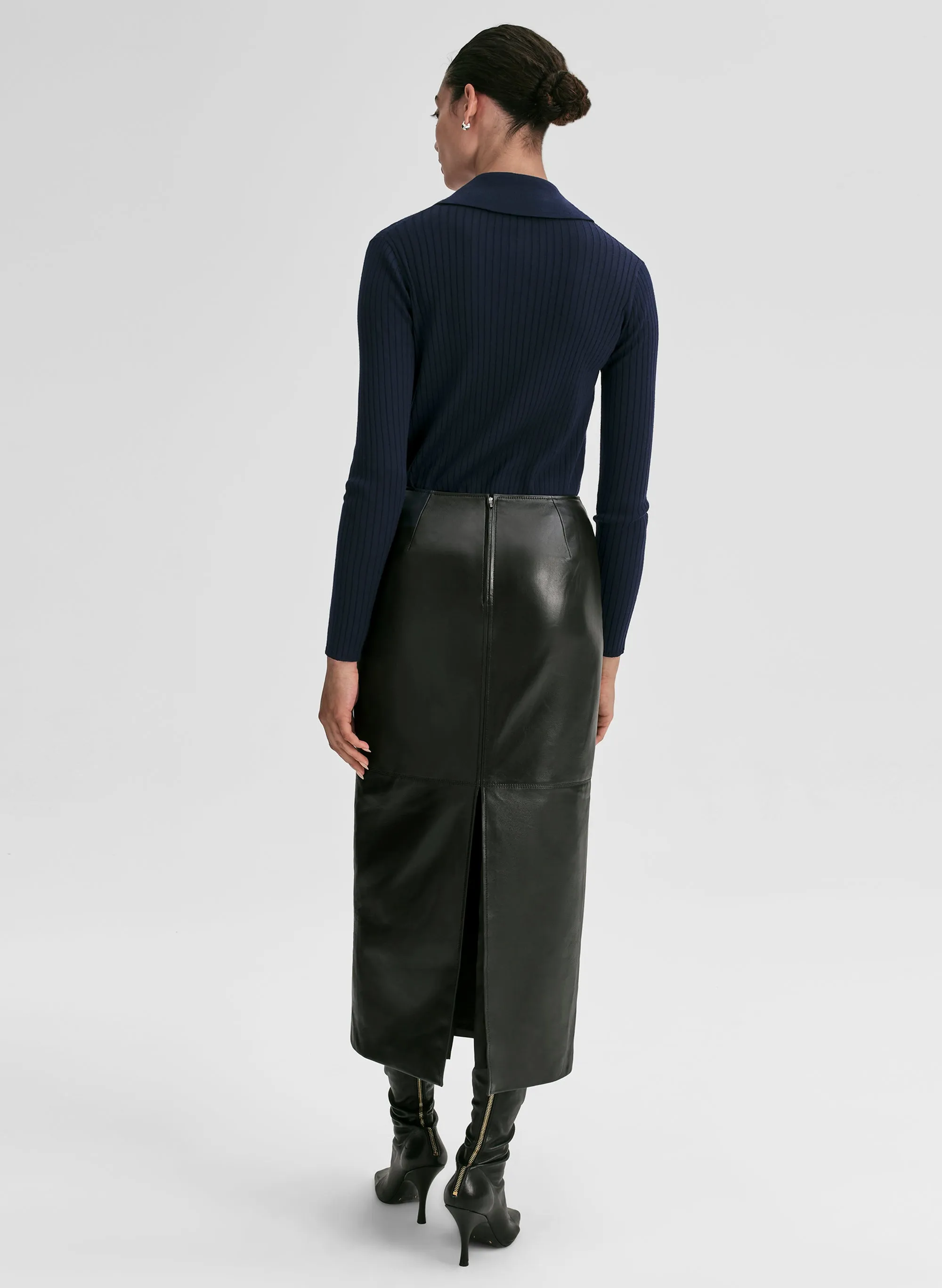 Alex Fine Merino Polo Top sold by A.L.C. product image thumbnail 5