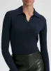 Alex Fine Merino Polo Top sold by A.L.C.