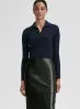 Alex Fine Merino Polo Top sold by A.L.C.