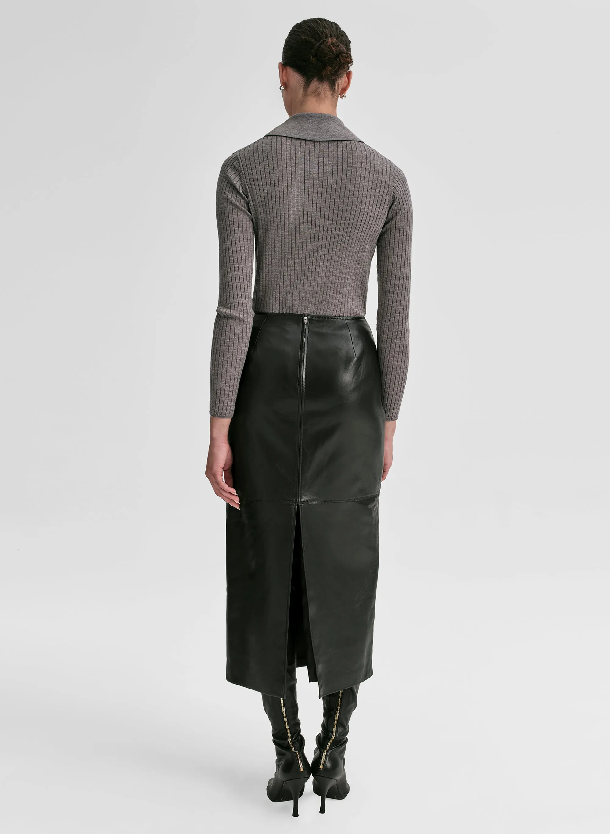 Alex Fine Merino Polo Top sold by A.L.C. product image thumbnail 5