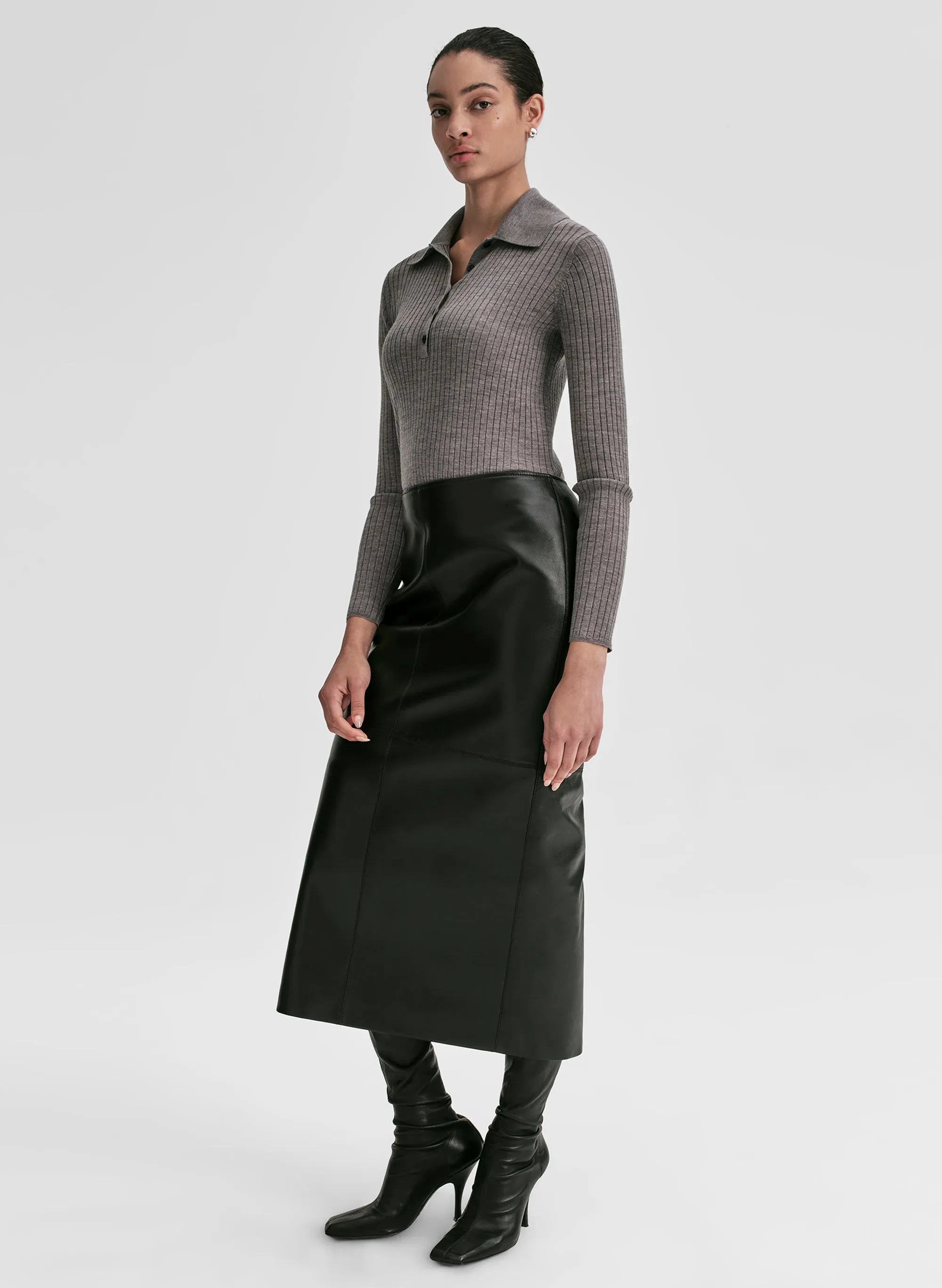 Alex Fine Merino Polo Top sold by A.L.C. product image thumbnail 4