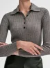 Alex Fine Merino Polo Top sold by A.L.C.