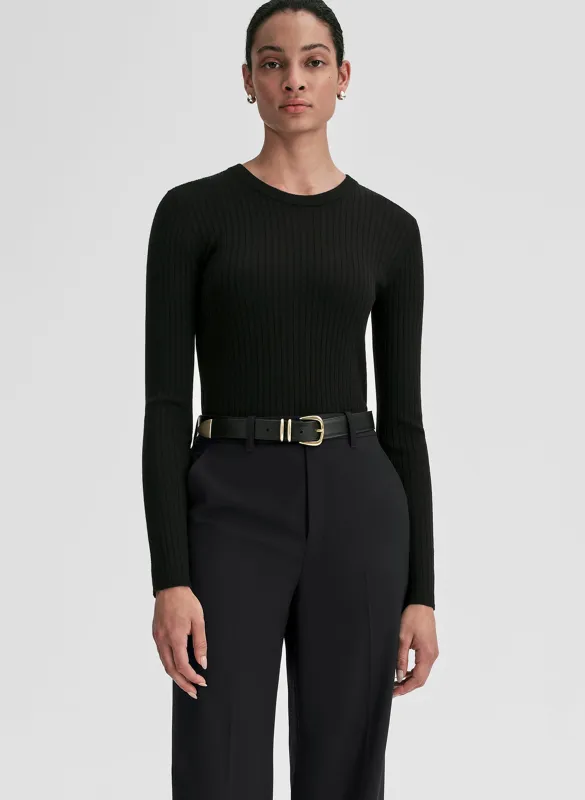 Kyle Ribbed Merino Top sold by A.L.C.