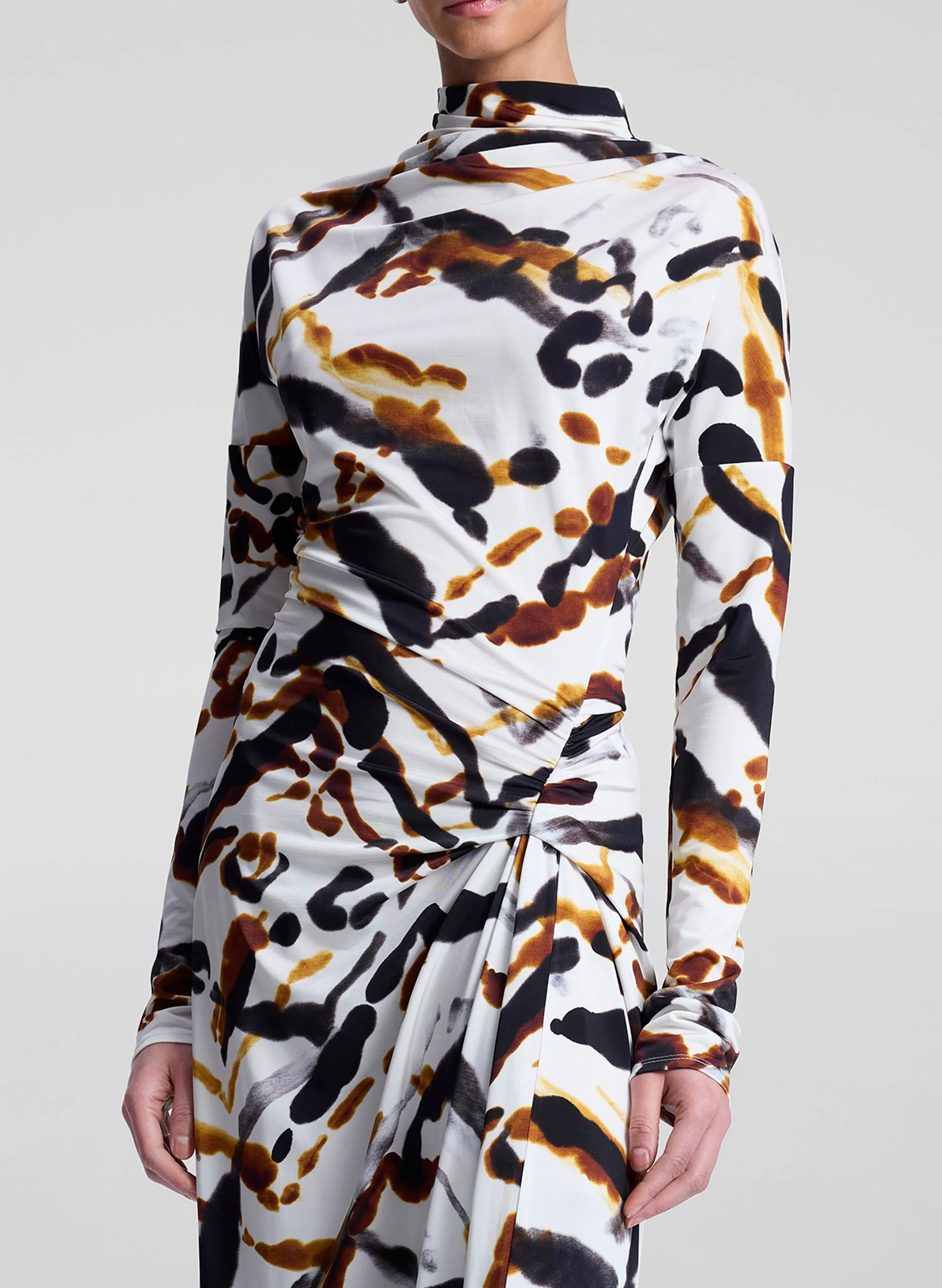 Lia Jersey Printed Maxi Dress sold by A.L.C. product image thumbnail 2