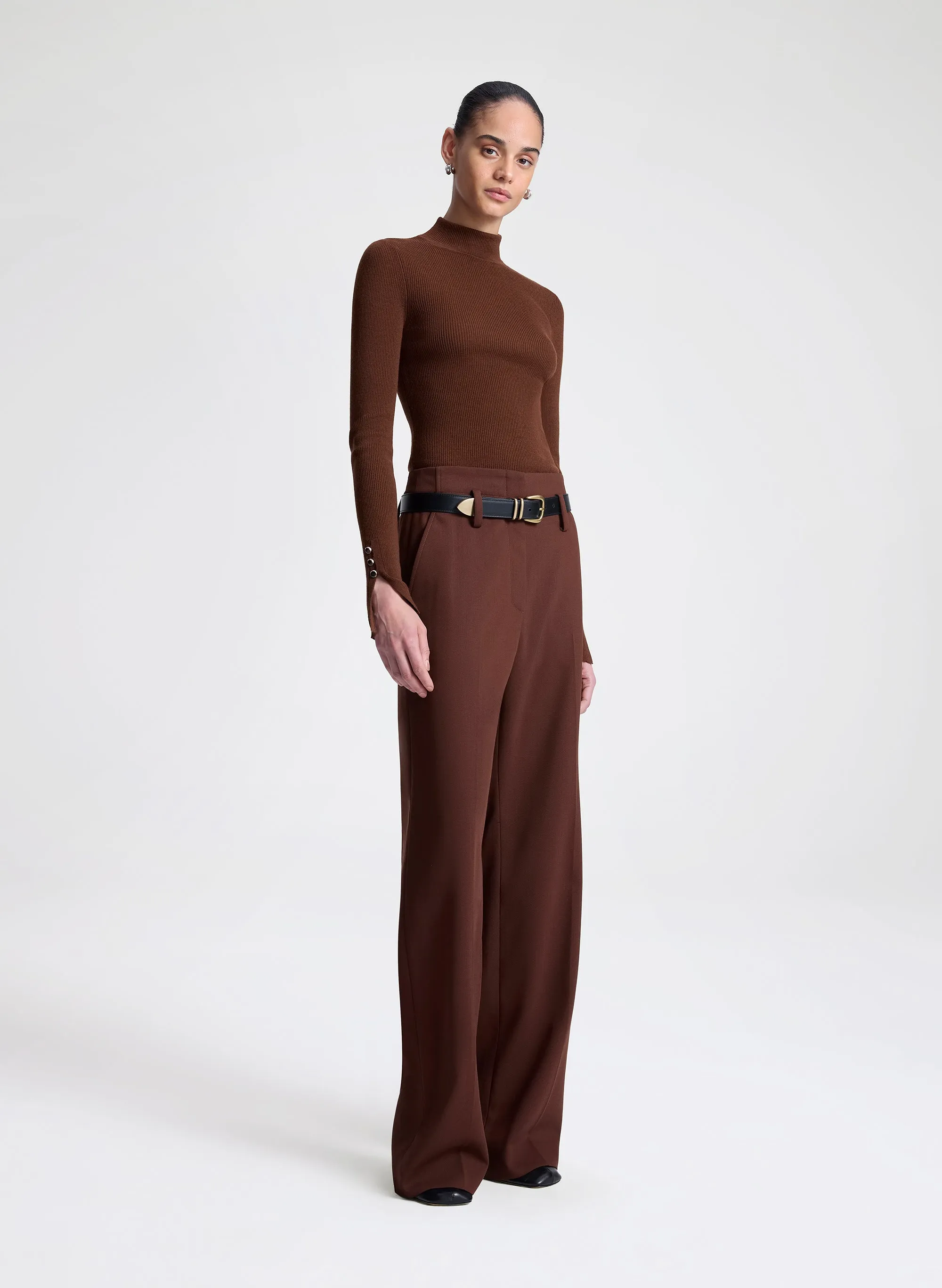 Jett Knit Merino Turtleneck Top sold by A.L.C. product image thumbnail 3