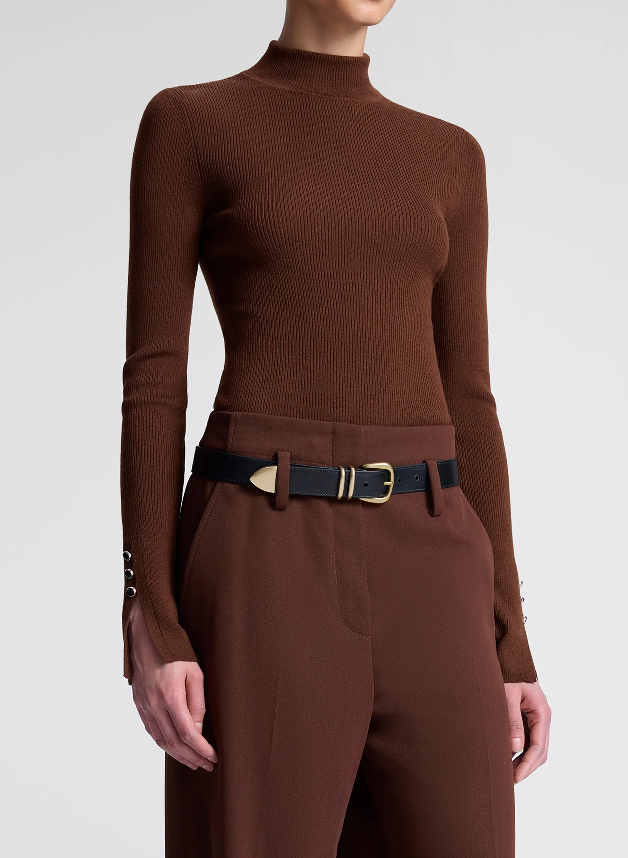 Jett Knit Merino Turtleneck Top sold by A.L.C. product image thumbnail 2