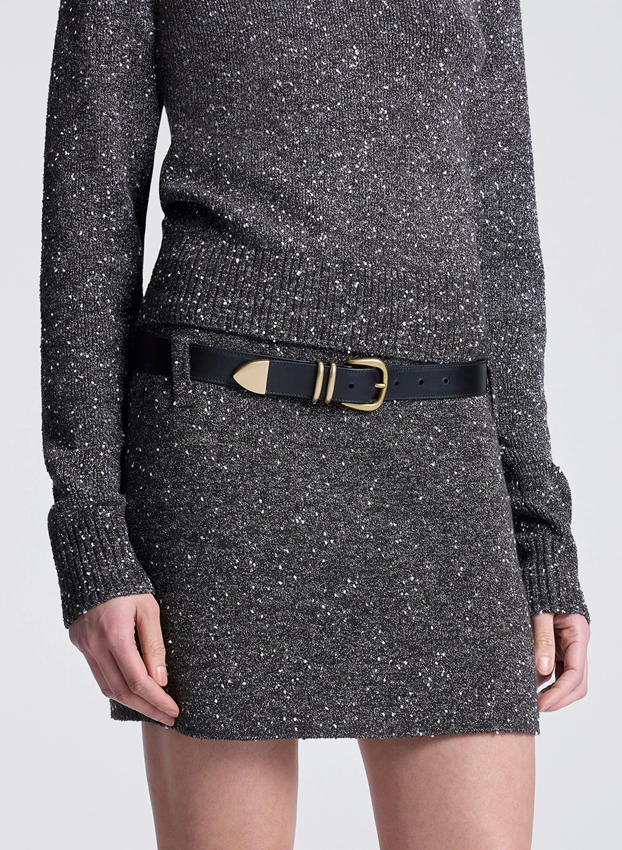 Stella Boucle Tweed Mini Skirt sold by A.L.C. product image thumbnail 2
