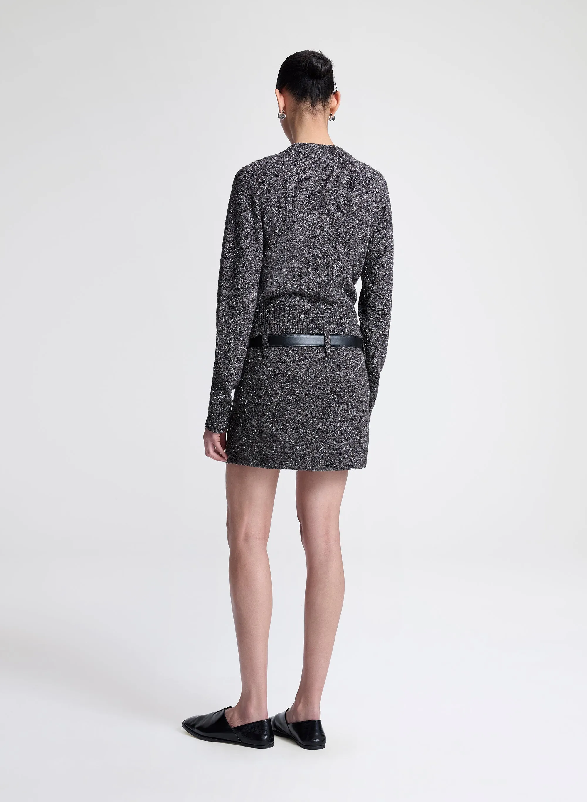 Stella Boucle Tweed Mini Skirt sold by A.L.C. product image thumbnail 5