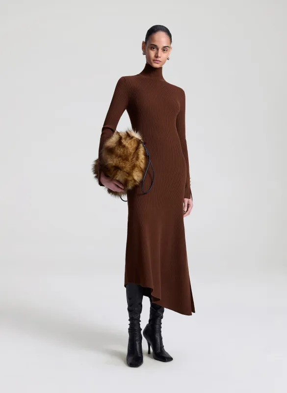 Jett Knit Merino Turtleneck Midi Dress sold by A.L.C.