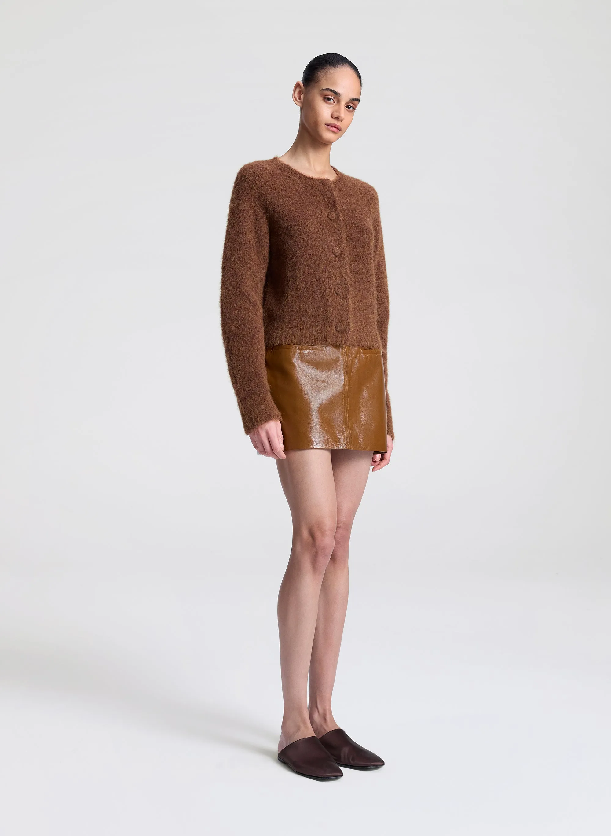 Lainie Brushed Alpaca Cardigan sold by A.L.C. product image thumbnail 3