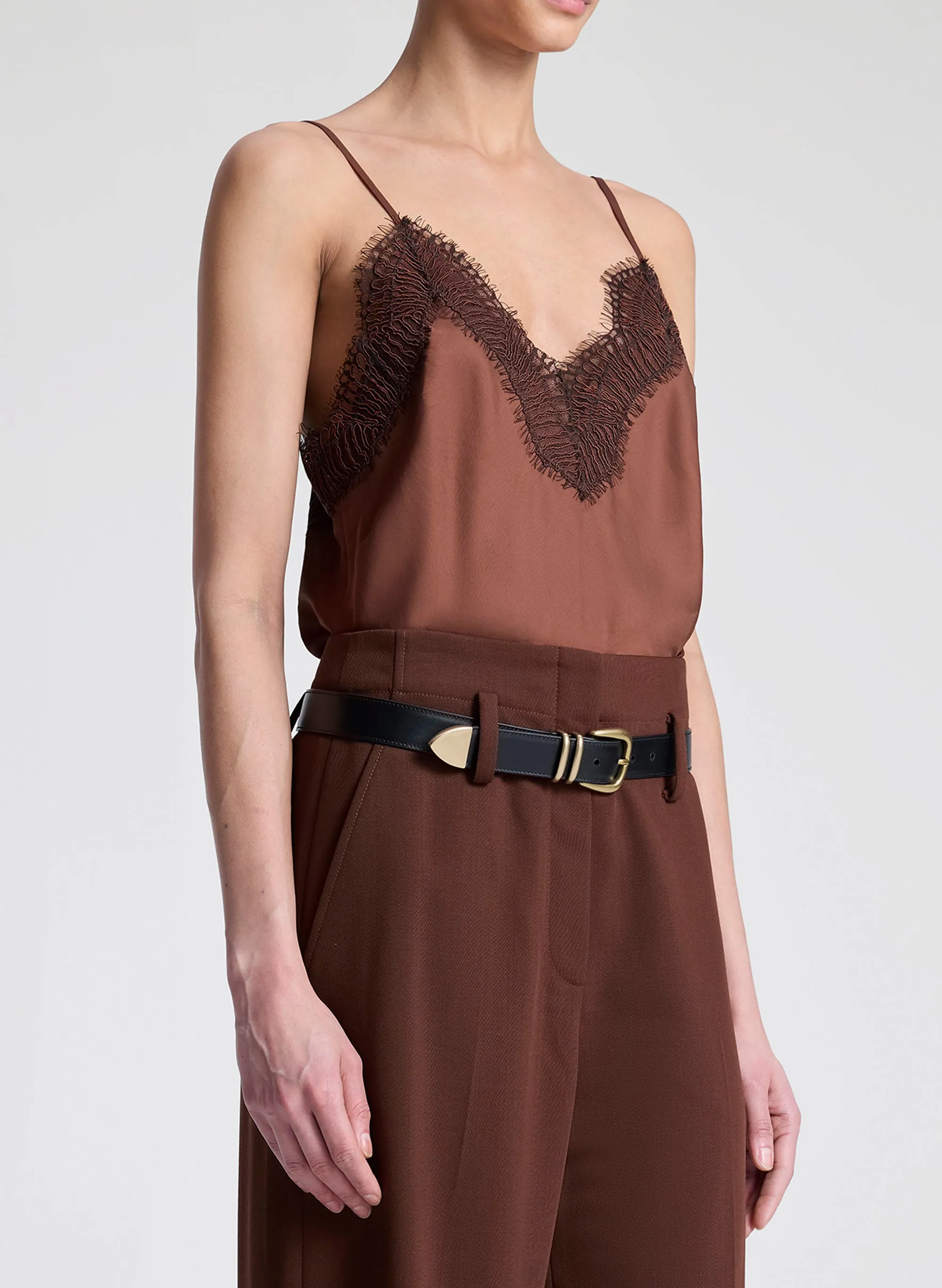 Presley Satin and Lace Camisole Top sold by A.L.C. product image thumbnail 2