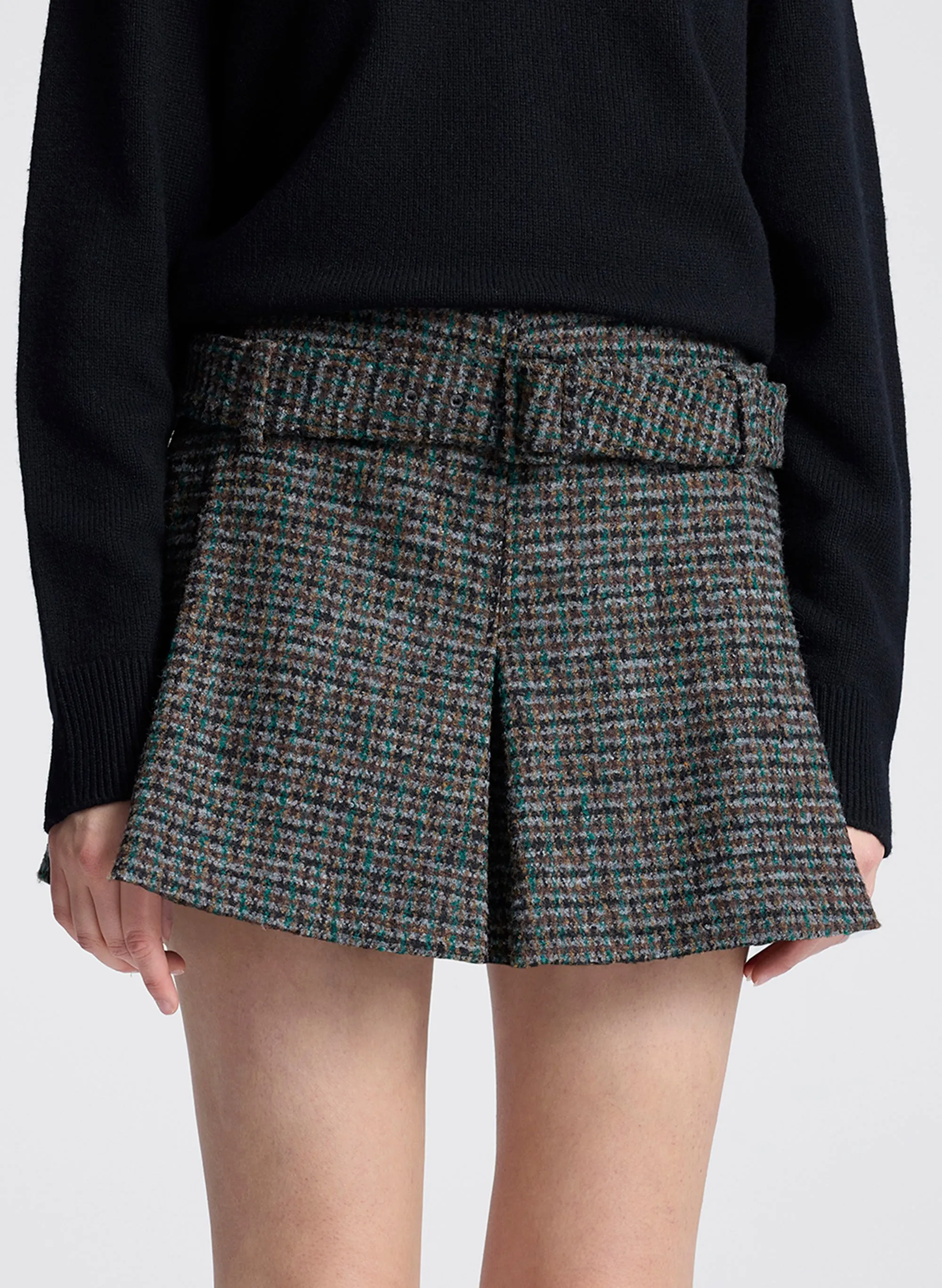 Como Tweed Belted Short sold by A.L.C. product image thumbnail 2