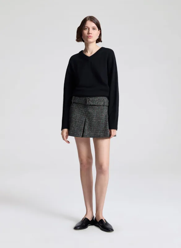 Como Tweed Belted Short sold by A.L.C.