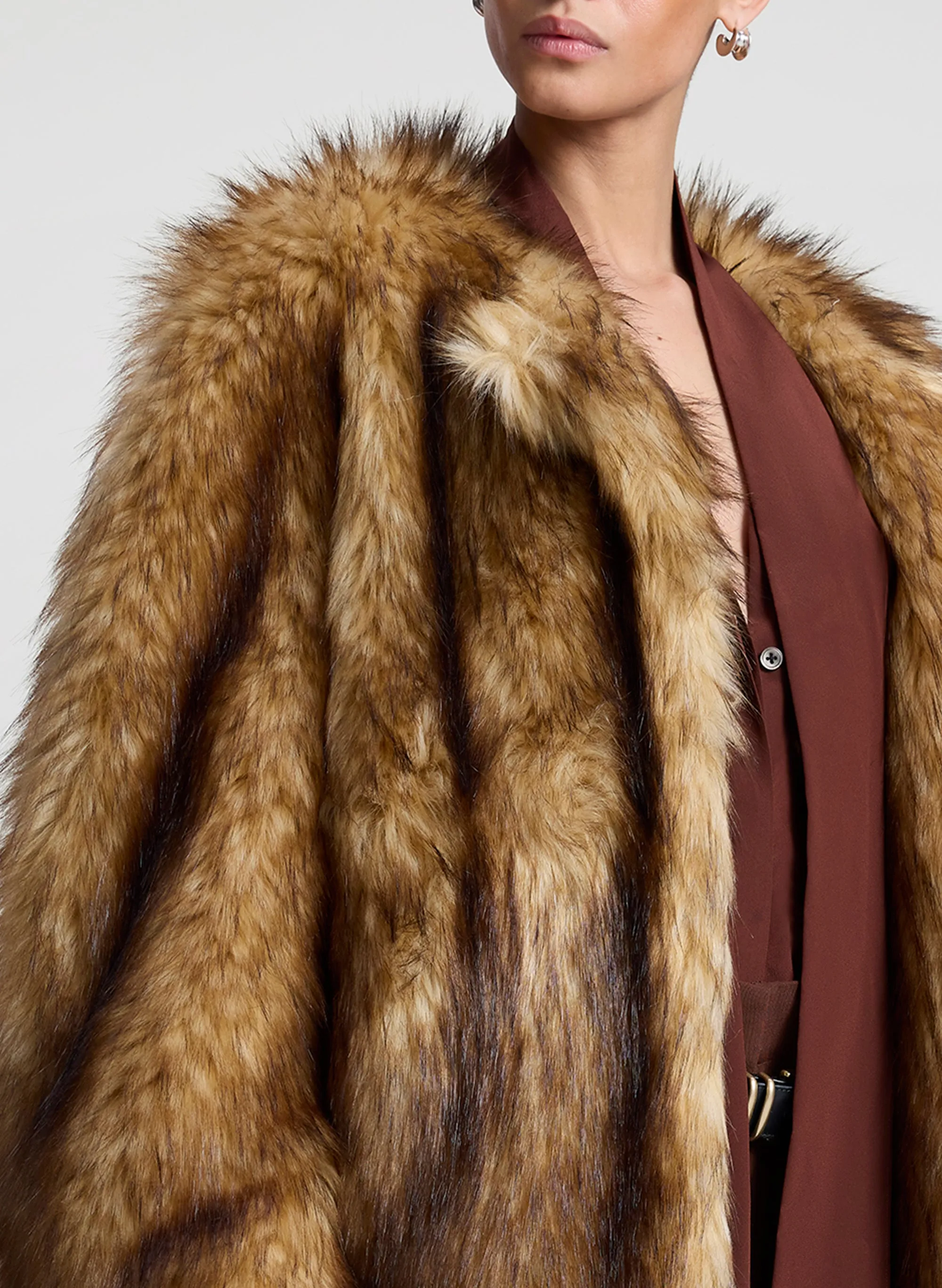 Bria Faux Fur Coat sold by A.L.C. product image thumbnail 2