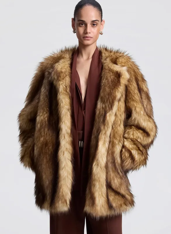 Bria Faux Fur Coat sold by A.L.C.