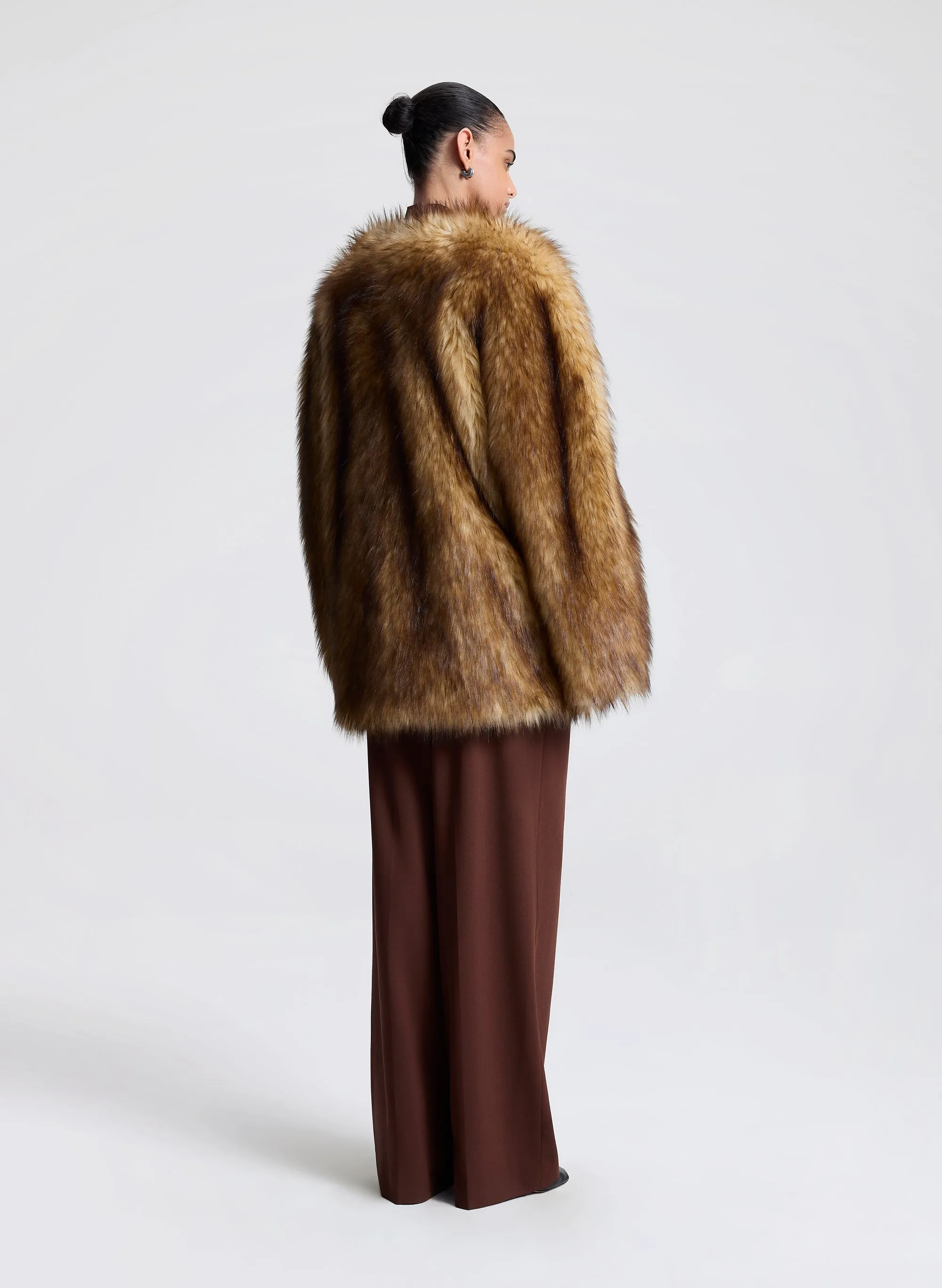 Bria Faux Fur Coat sold by A.L.C. product image thumbnail 5
