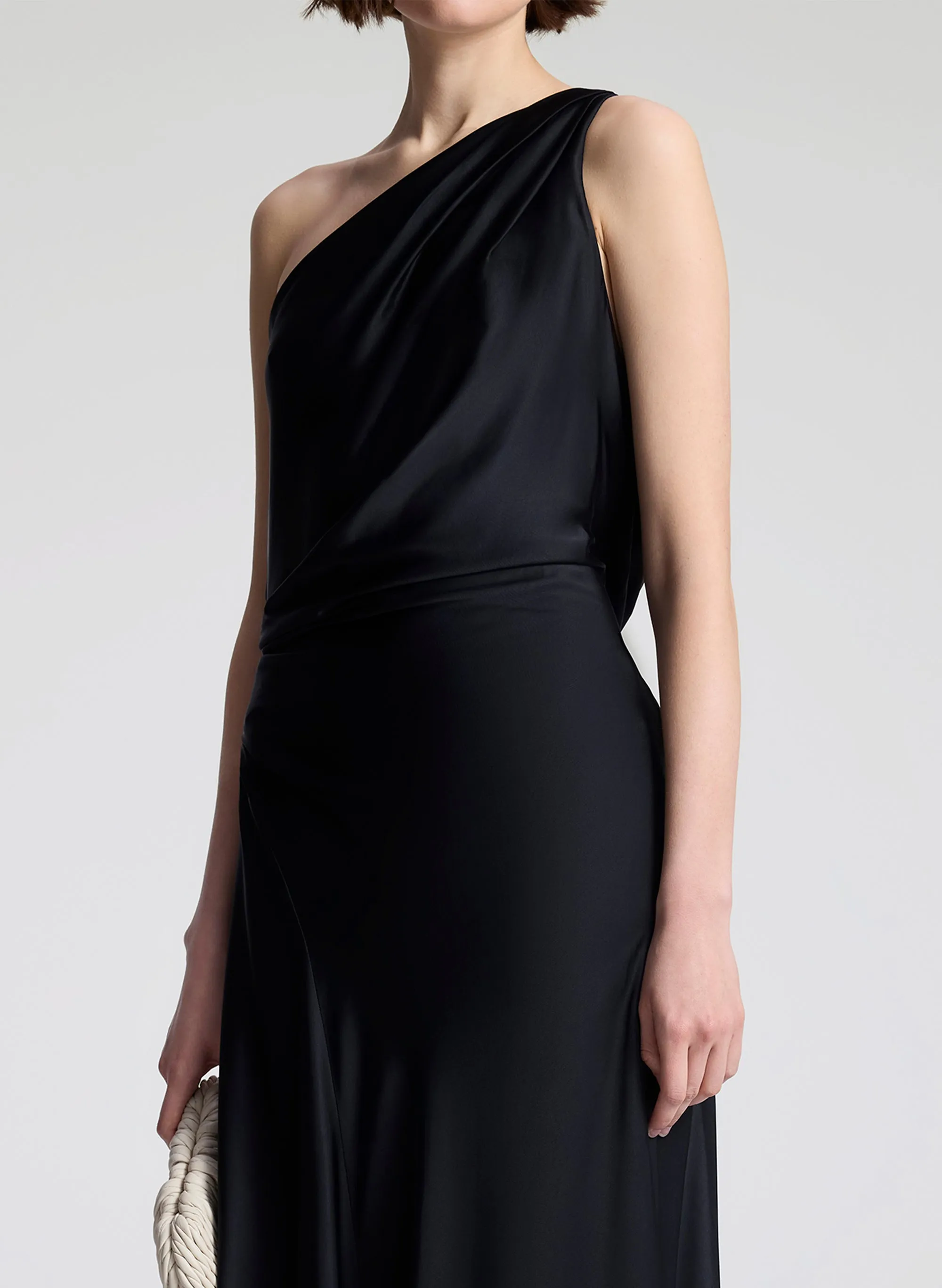Aster Satin One Shoulder Gown sold by A.L.C. product image thumbnail 2