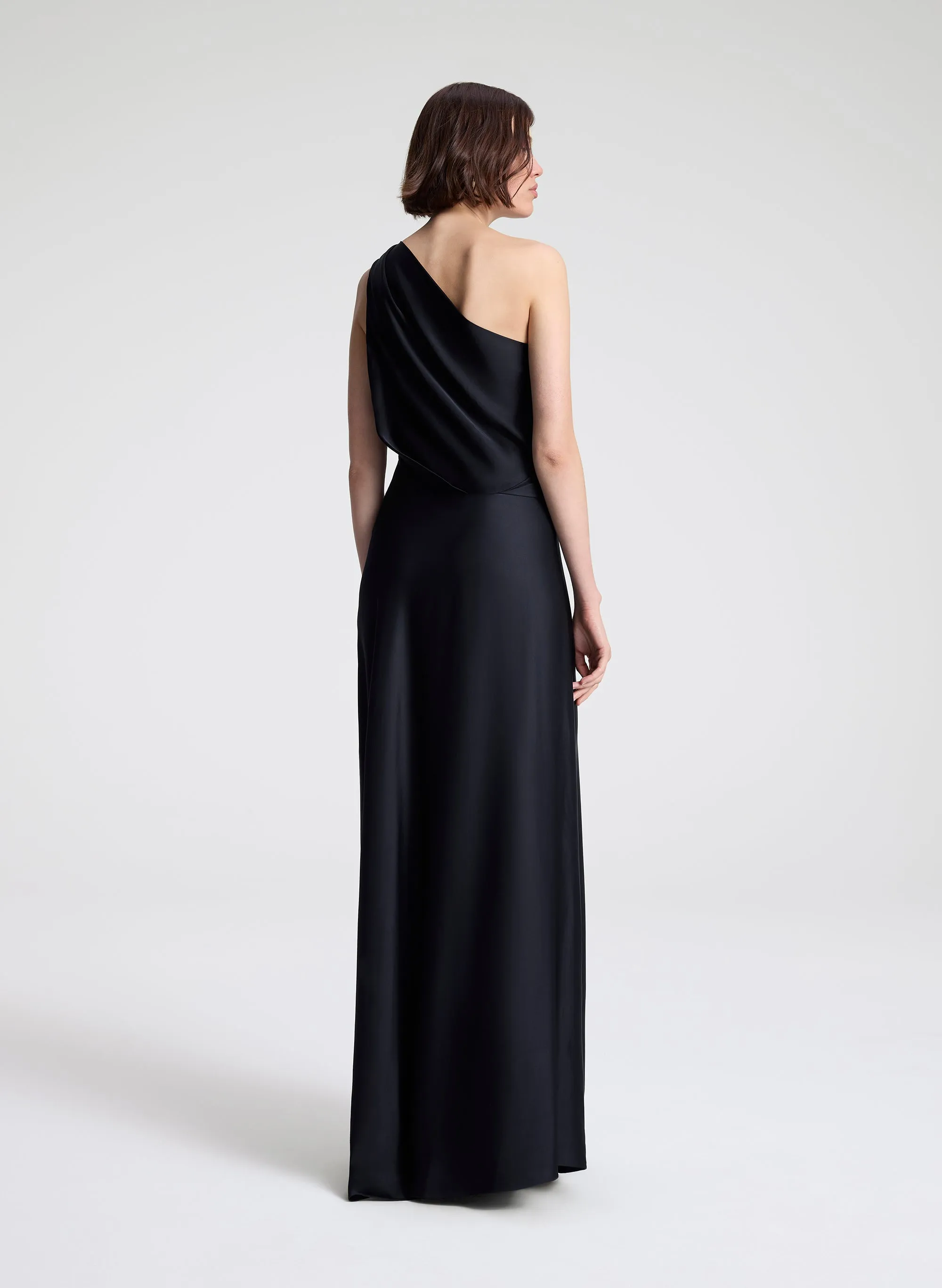Aster Satin One Shoulder Gown sold by A.L.C. product image thumbnail 5